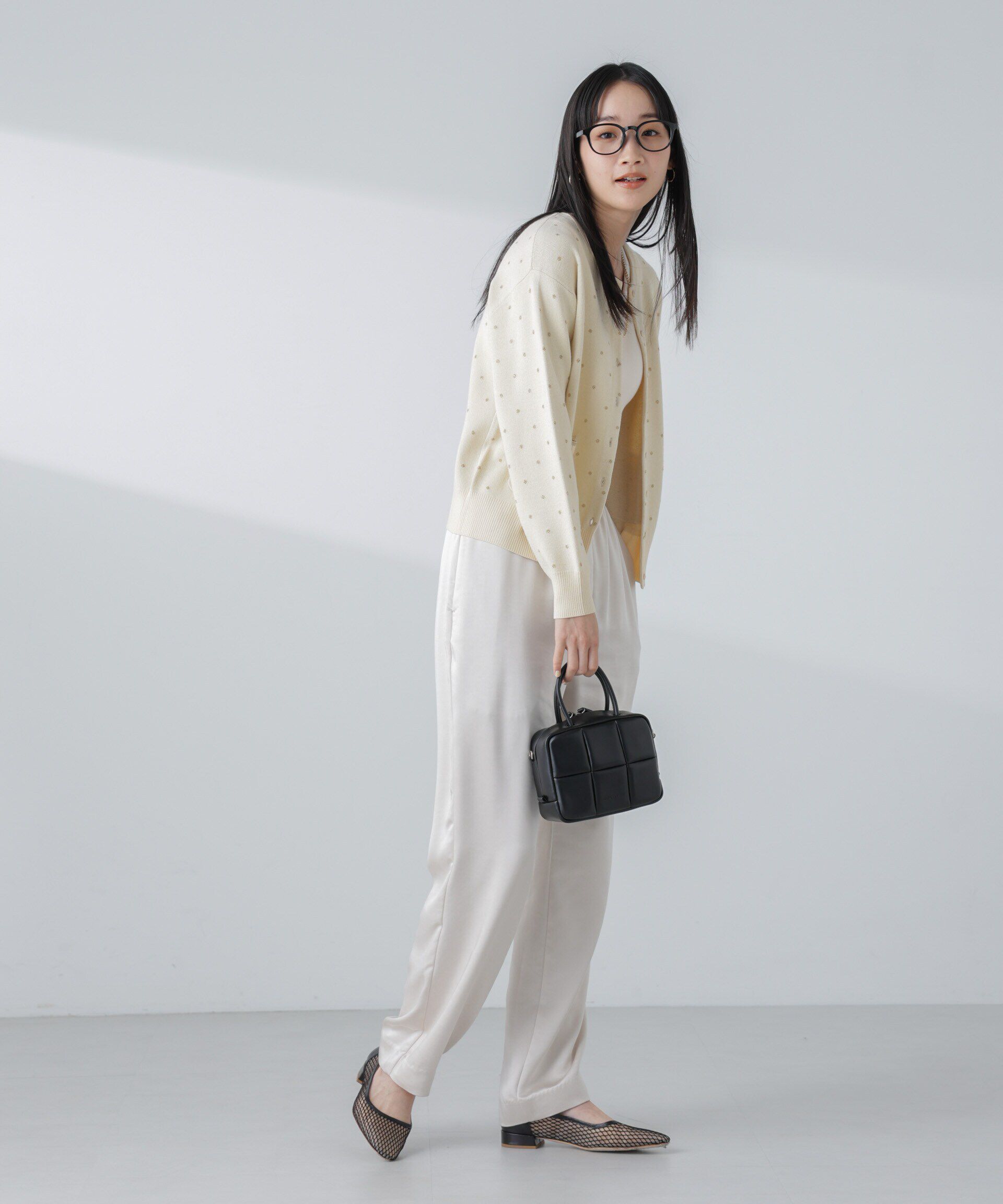 nano･universe「サテンセミワイドイージーパンツ」|その他|