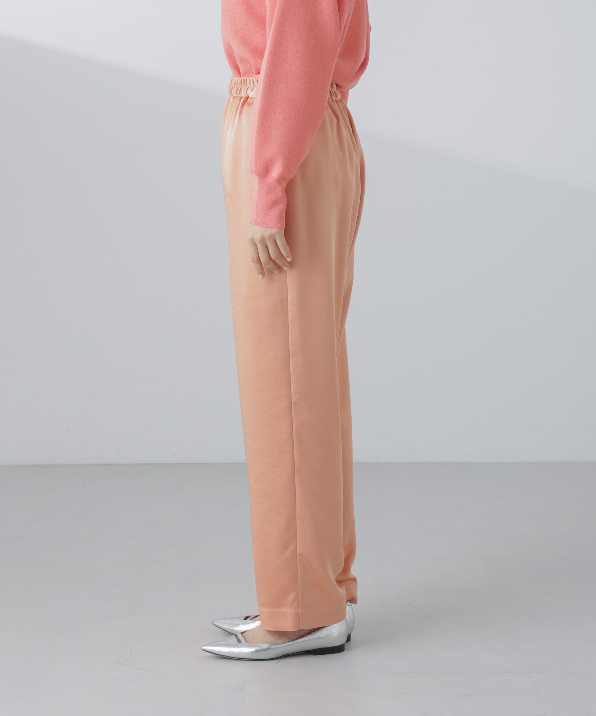 nano･universe「サテンセミワイドイージーパンツ」|その他|