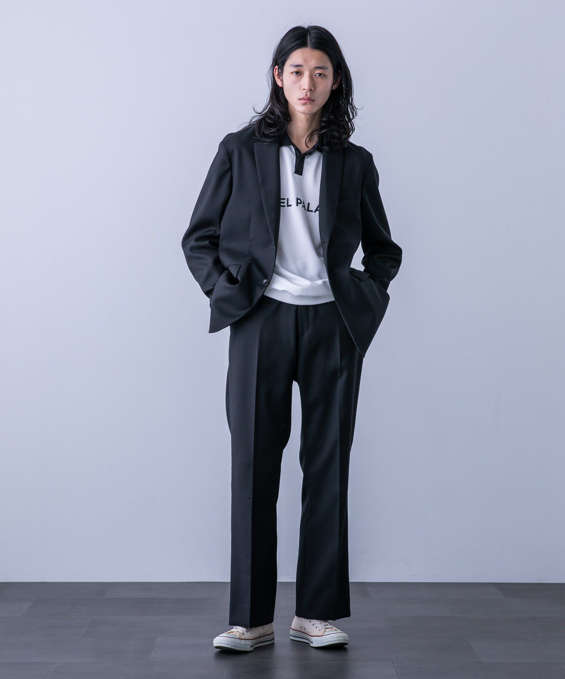 nano･universe「「HOTEL PALACE（オテルパラス）」テーラードジャケット」|テーラードジャケット|ブラック