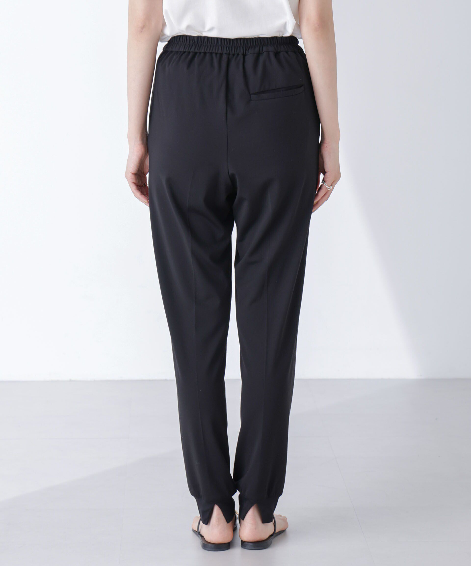 nano･universe「AtPARK＆DAILYWEAR/スリットジョガーパンツ（セットアップ可）」|チノ|