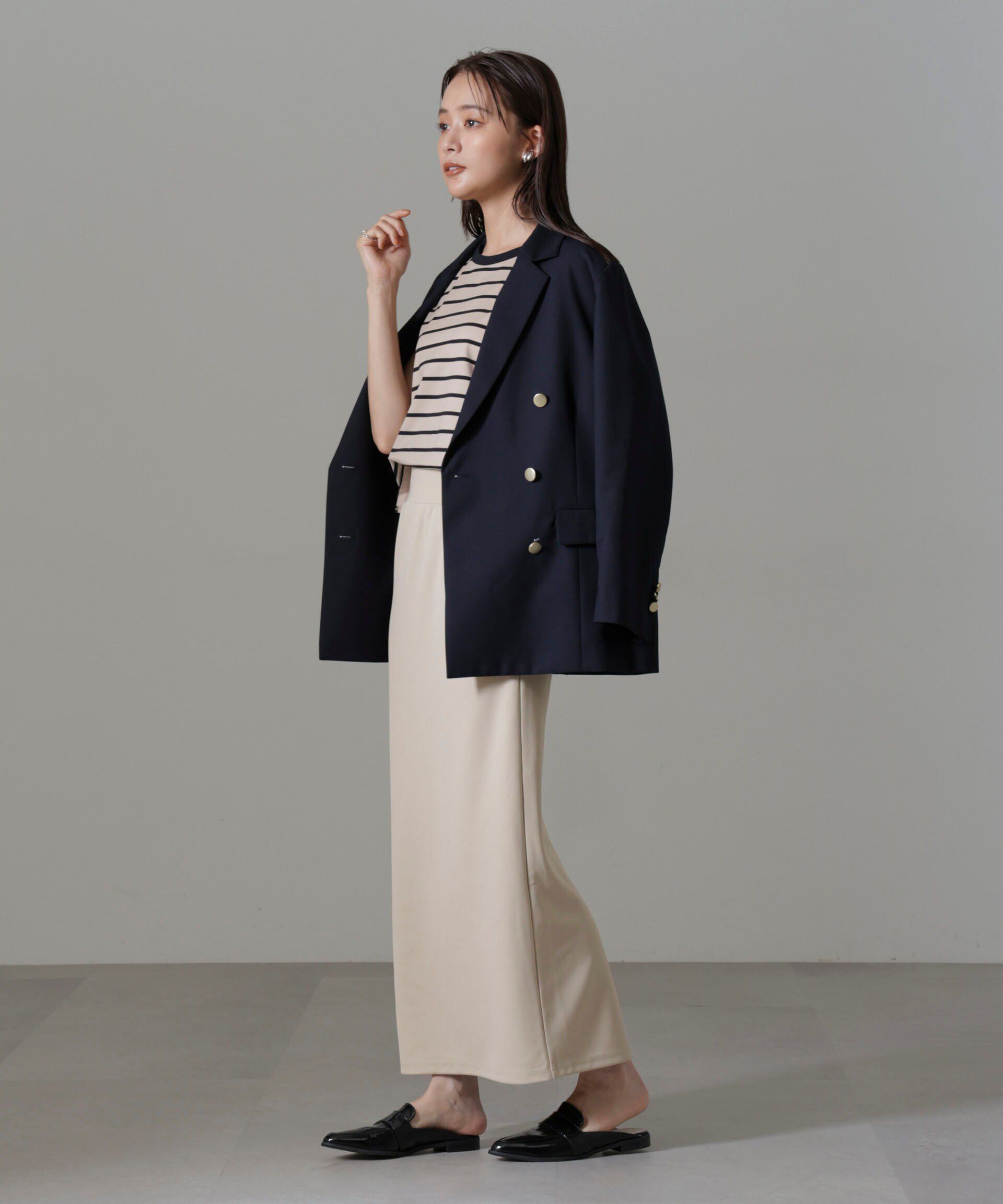 nano･universe「ポンチカットIラインマキシスカート」|スカート|