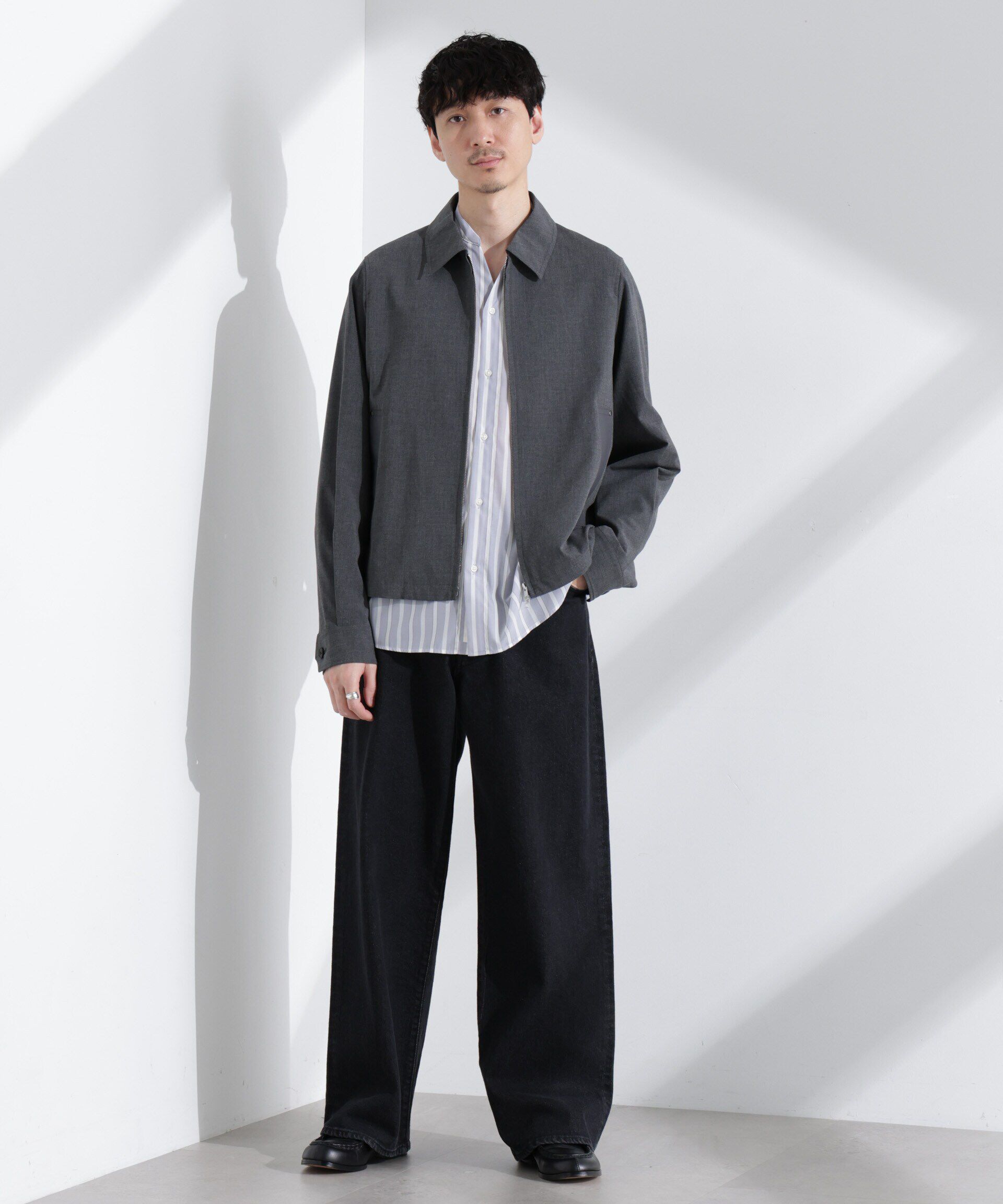 nano･universe「TRPu ZIPブルゾン」|ブルゾン・スタジャン|