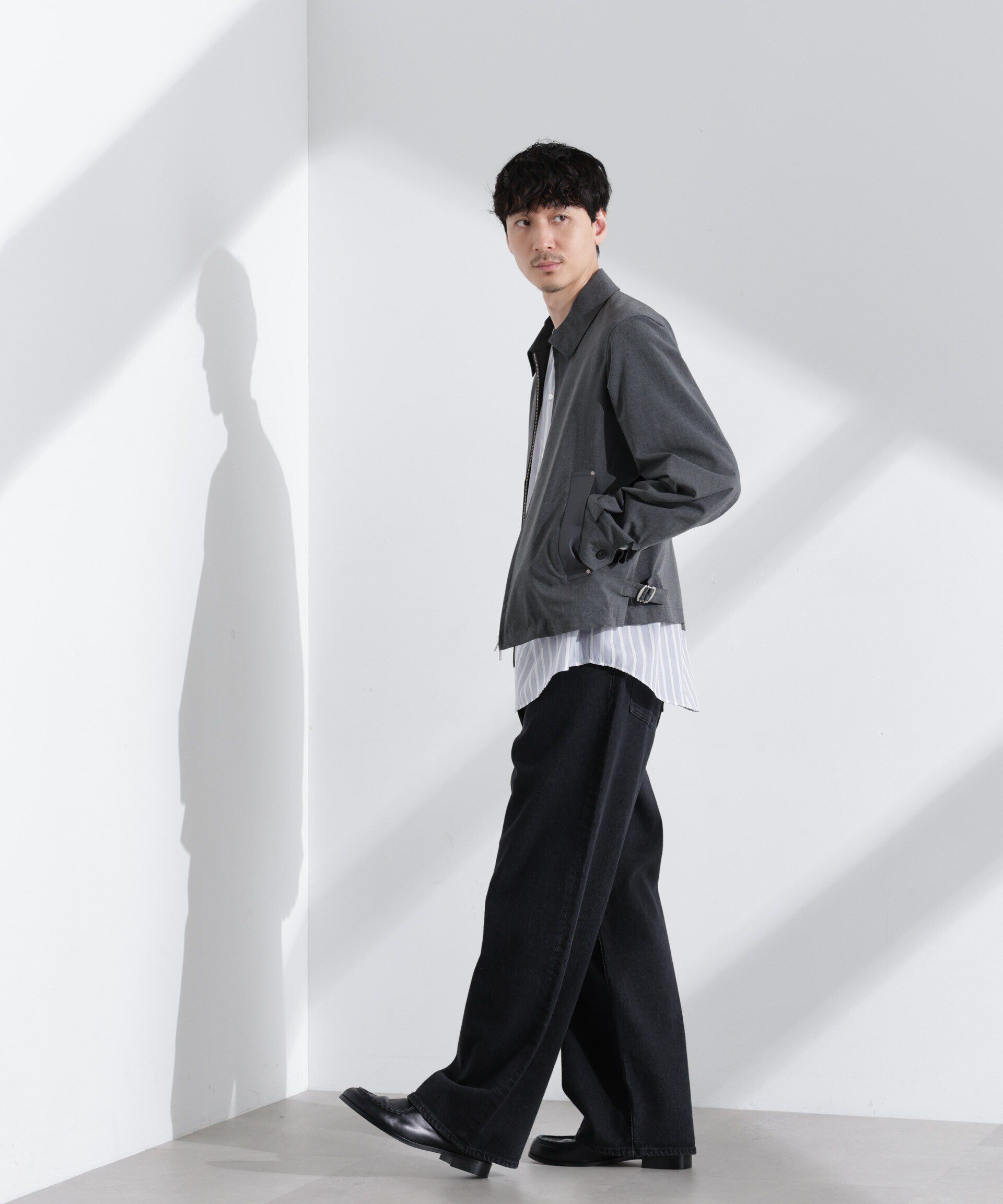 nano･universe「TRPu ZIPブルゾン」|ブルゾン・スタジャン|