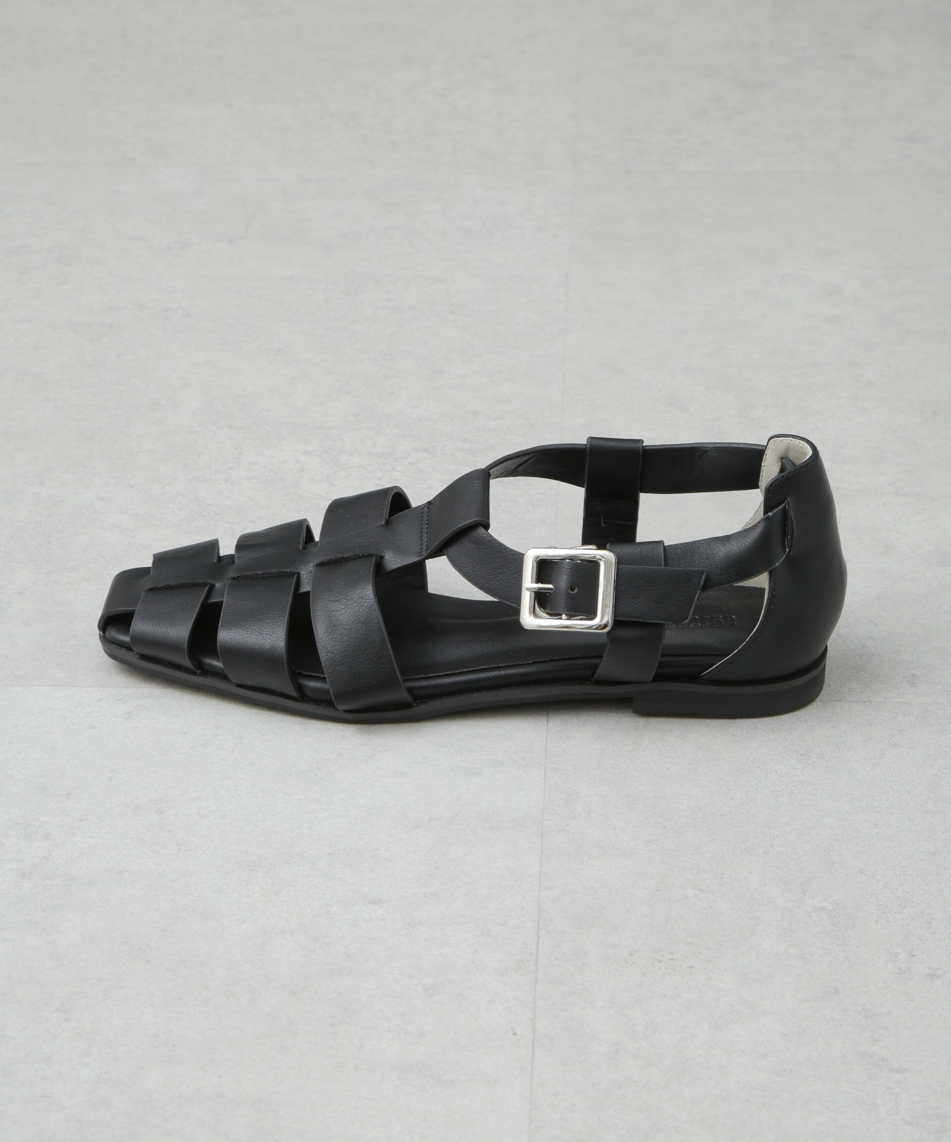 nano･universe「スクエアトゥグルカサンダル」|ビジネス・ドレスシューズ|