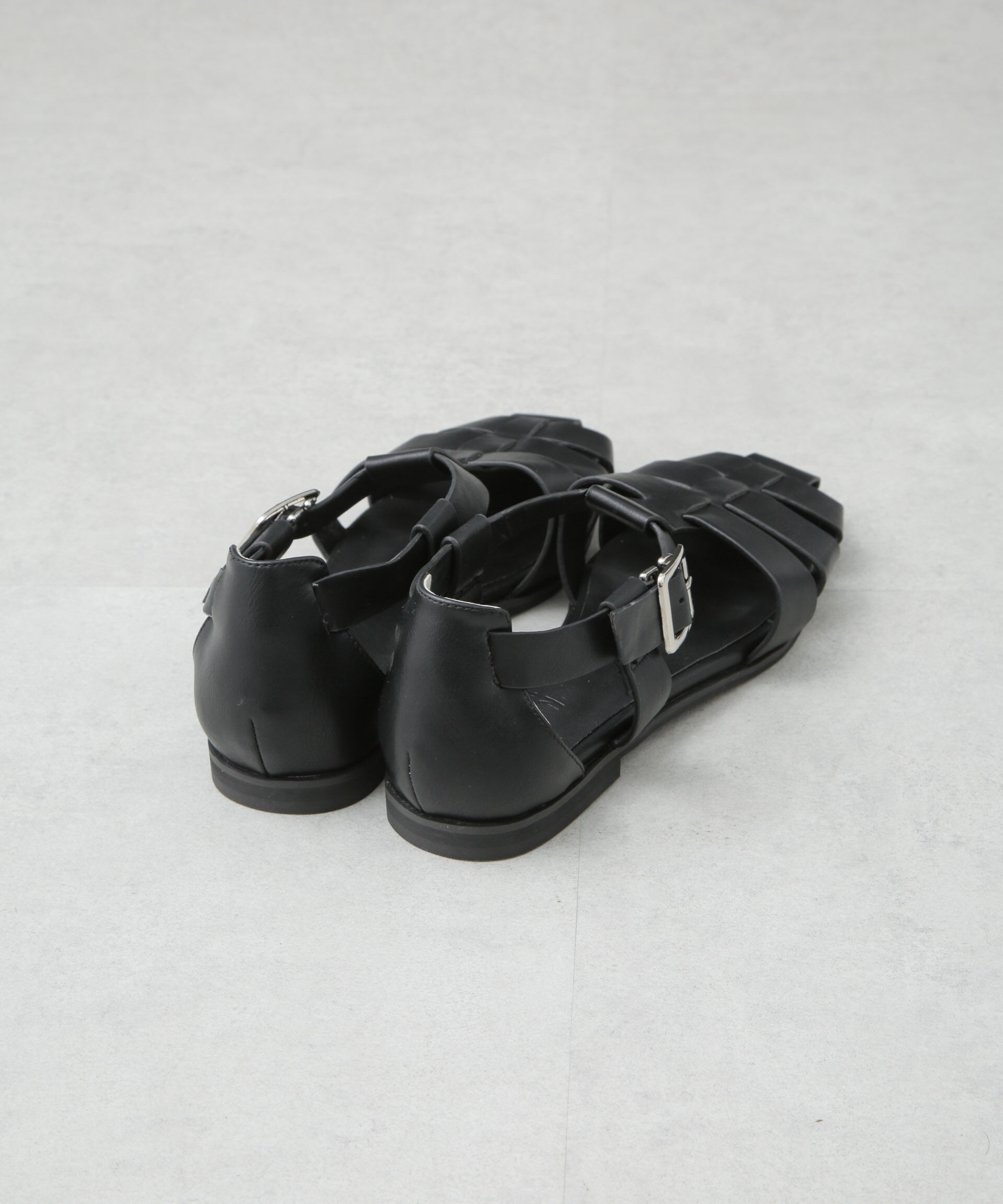 nano･universe「スクエアトゥグルカサンダル」|ビジネス・ドレスシューズ|