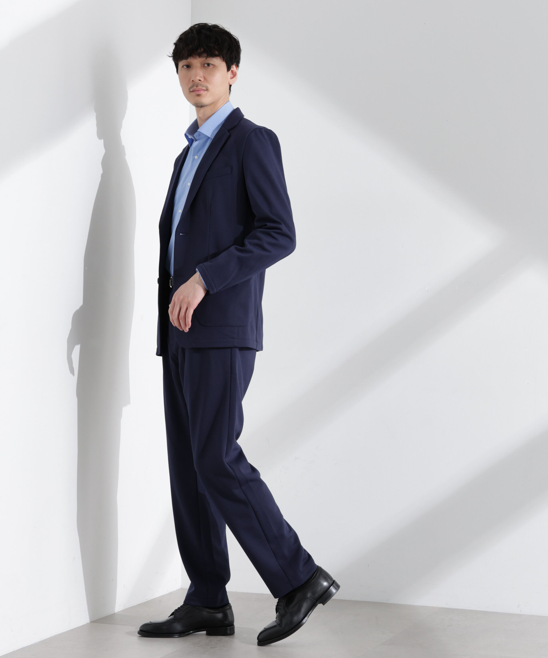 nano･universe「ポリエステルダンボール セットアップ」|スーツ|