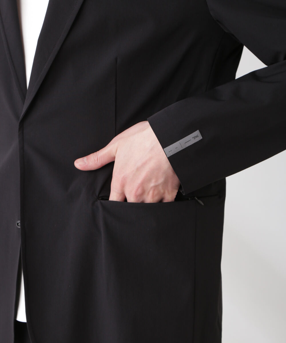 nano･universe「｢EVERLAST｣ テクニカルナイロンジャケット（セットアップ可）」|テーラードジャケット|