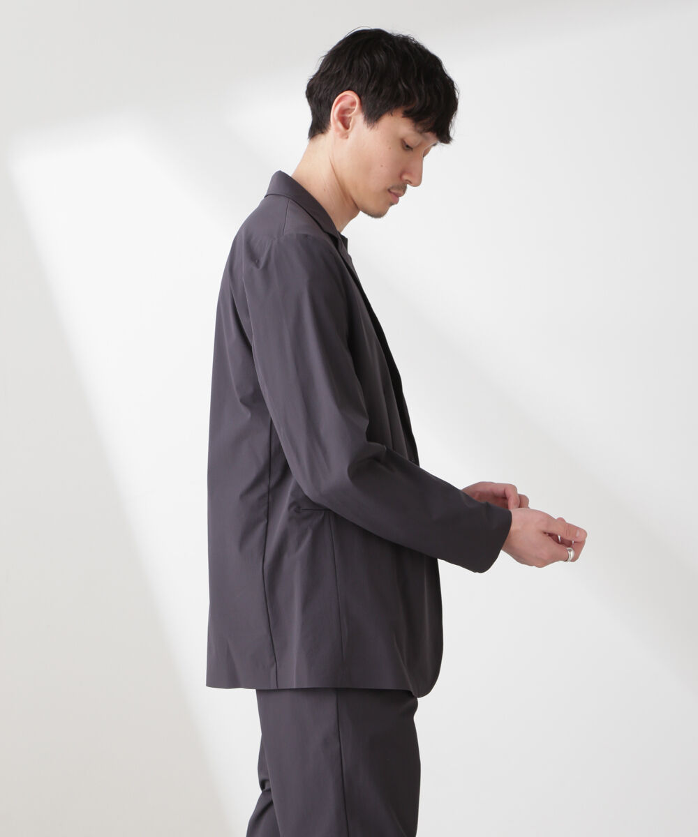 nano･universe「｢EVERLAST｣ テクニカルナイロンジャケット（セットアップ可）」|テーラードジャケット|