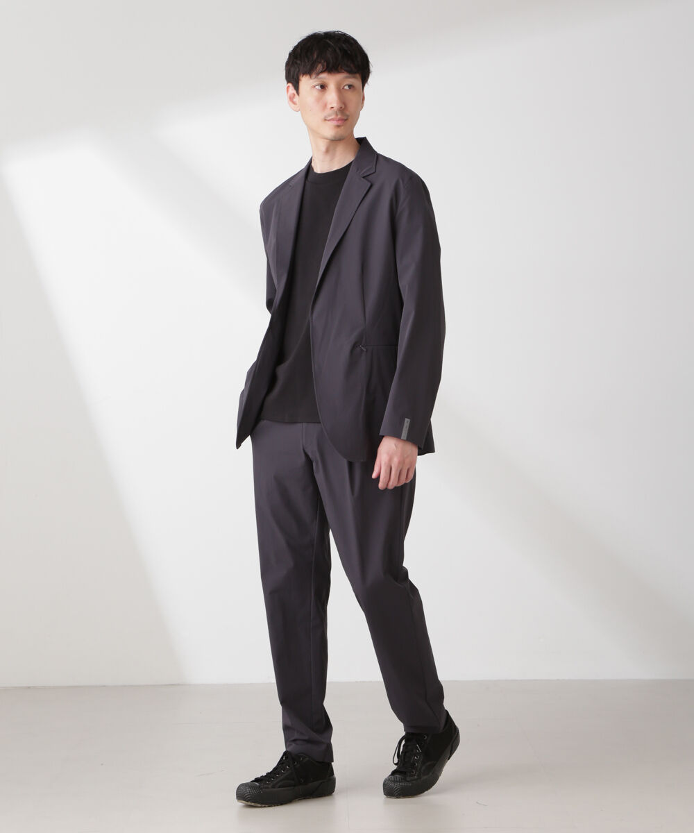 nano･universe「｢EVERLAST｣ テクニカルナイロンジャケット（セットアップ可）」|テーラードジャケット|