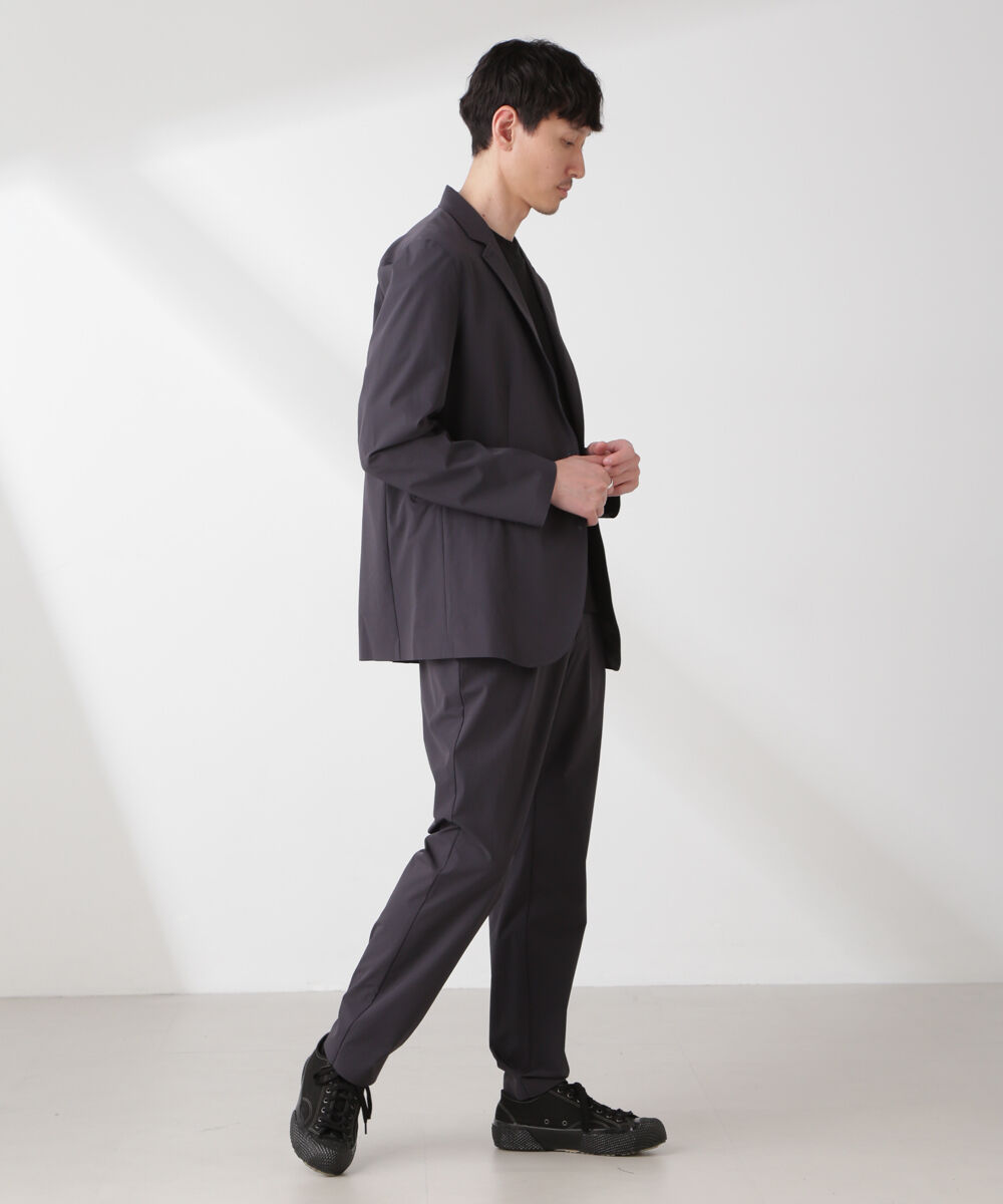 nano･universe「｢EVERLAST｣ テクニカルナイロンジャケット（セットアップ可）」|テーラードジャケット|