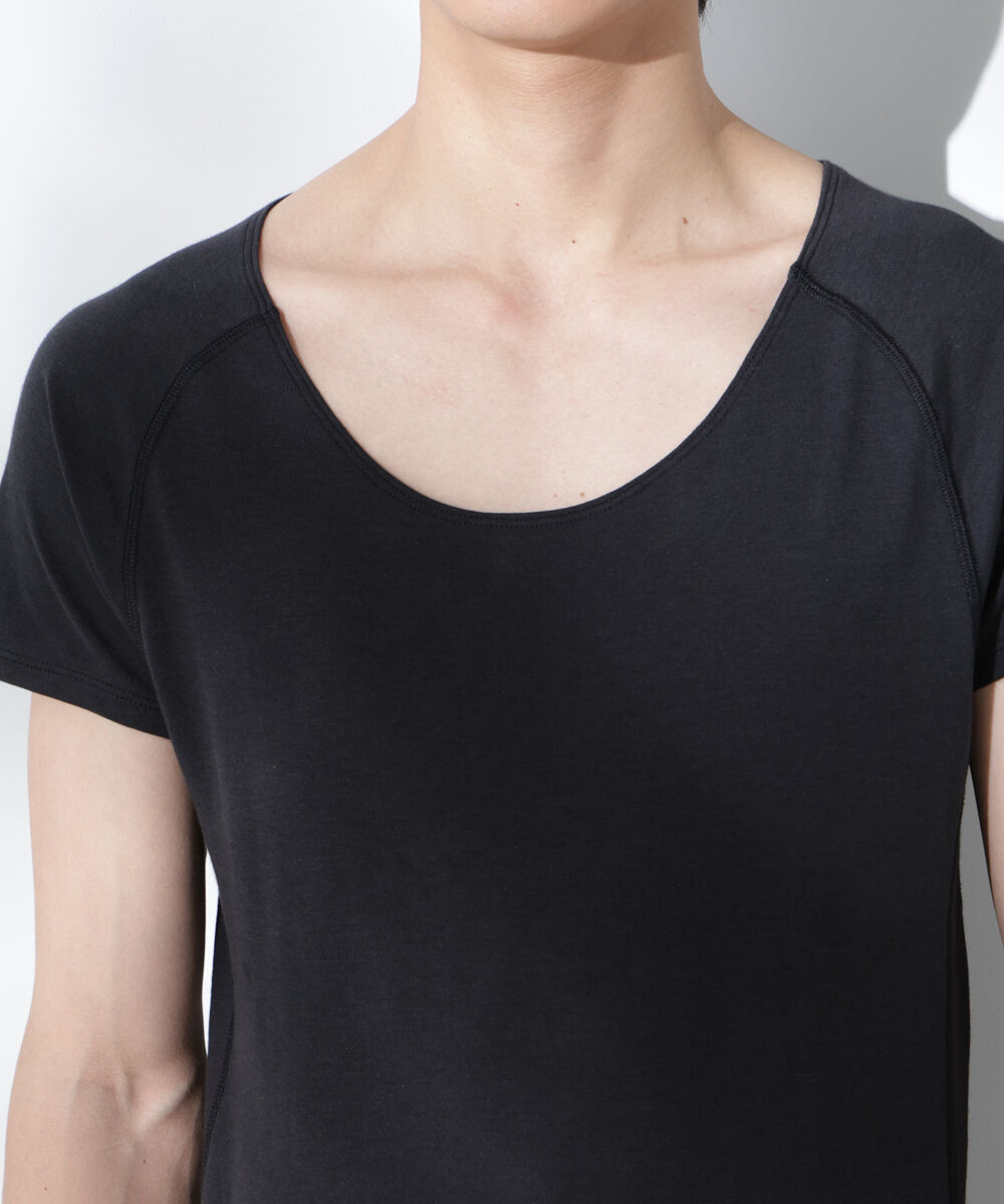 nano･universe「Anti Soaked(R)  Plus インナーTシャツ 半袖」|Tシャツ・カットソー|