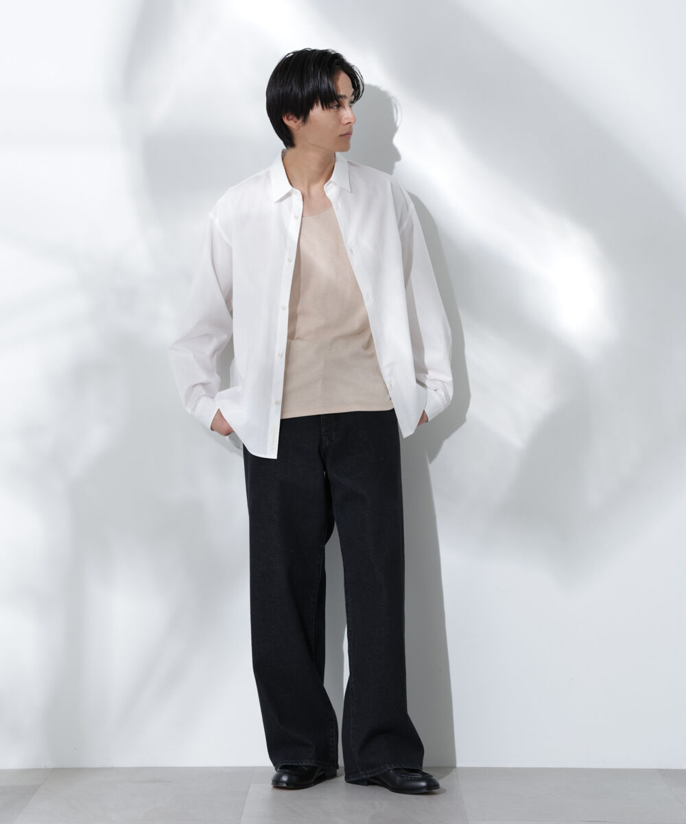 nano･universe「Anti Soaked(R)  Plus インナーTシャツ 半袖」|Tシャツ・カットソー|