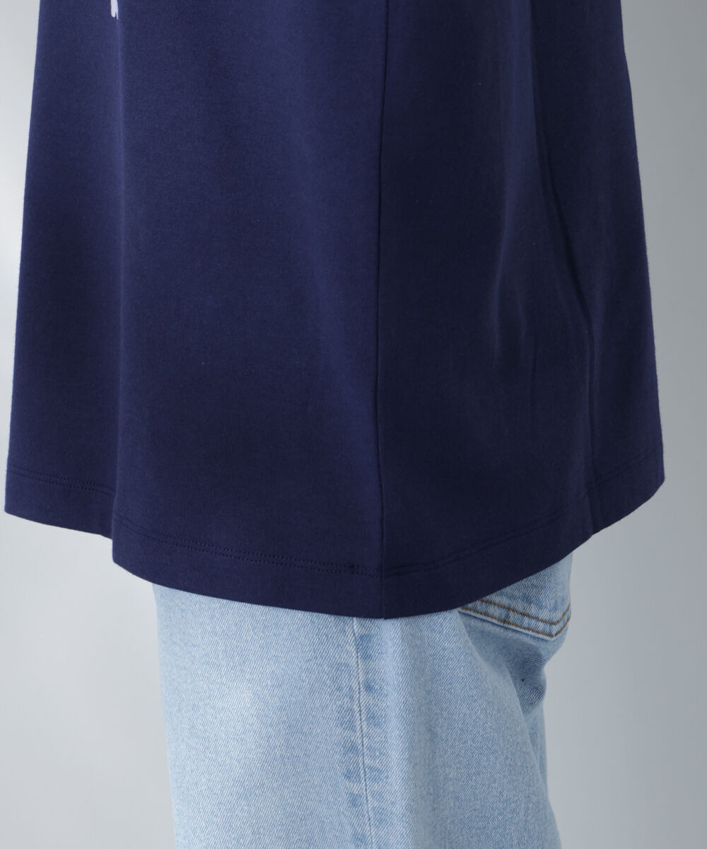 nano･universe「Anti Soaked(R)&times;NYC スクエア刺繍 汗染み防止Tシャツ」|Tシャツ・カットソー|