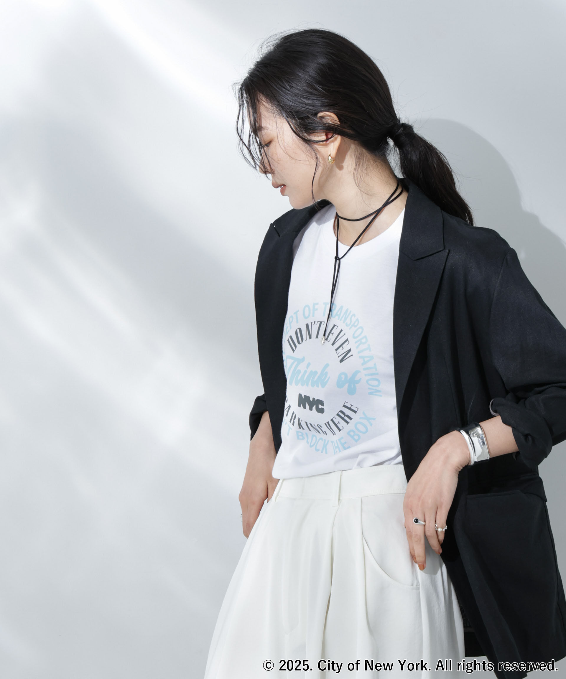 nano･universe「GOOD ROCK SPEED&times;Anti Soaked(R) 汗染み防止 NYC Tシャツ」|Tシャツ・カットソー|