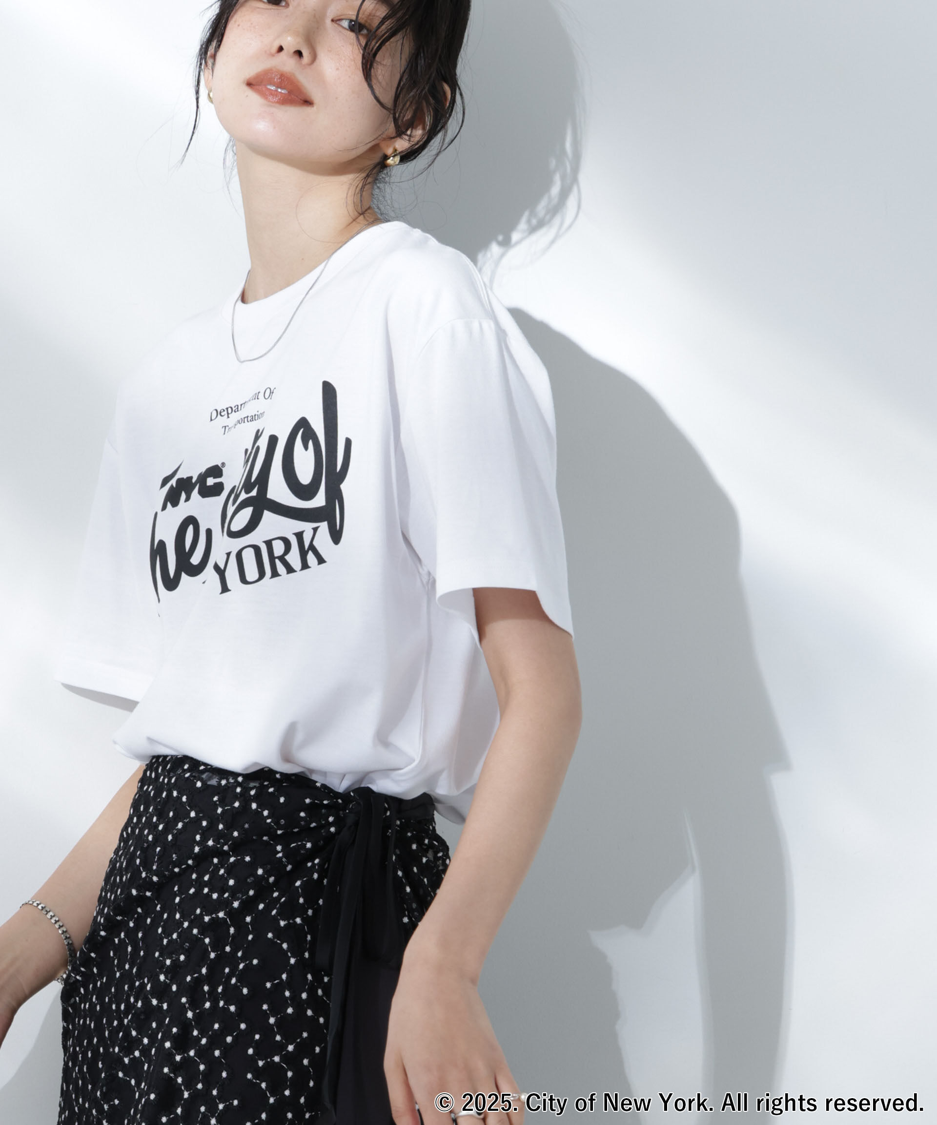 nano･universe「GOOD ROCK SPEED&times;Anti Soaked(R) 汗染み防止 NYC Tシャツ」|Tシャツ・カットソー|