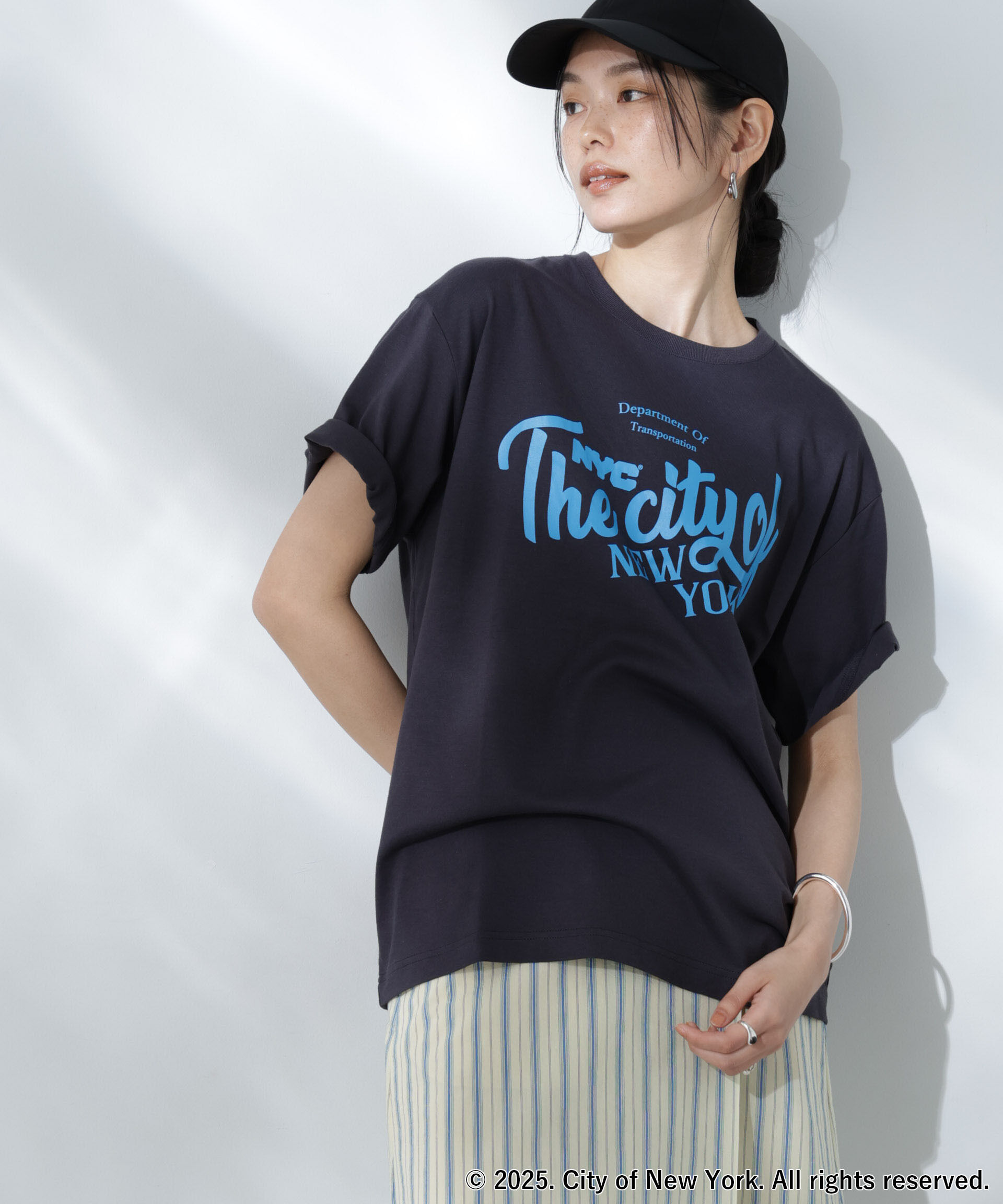 nano･universe「GOOD ROCK SPEED&times;Anti Soaked(R) 汗染み防止 NYC Tシャツ」|Tシャツ・カットソー|