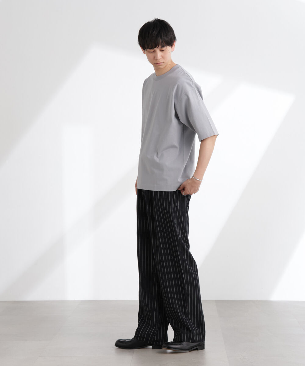 nano･universe「ヘビーウェイトワイドTシャツ 半袖」|Tシャツ・カットソー|