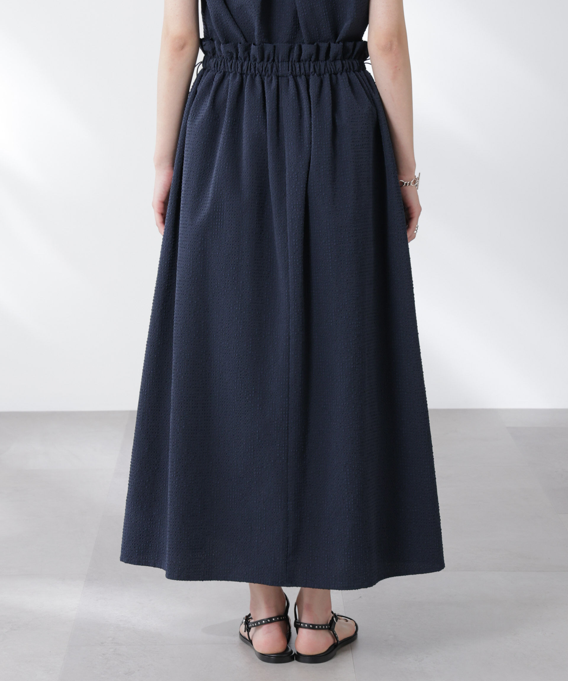 nano･universe「サッカーブラウス&times;スカートセットアップ」|ワンピース|