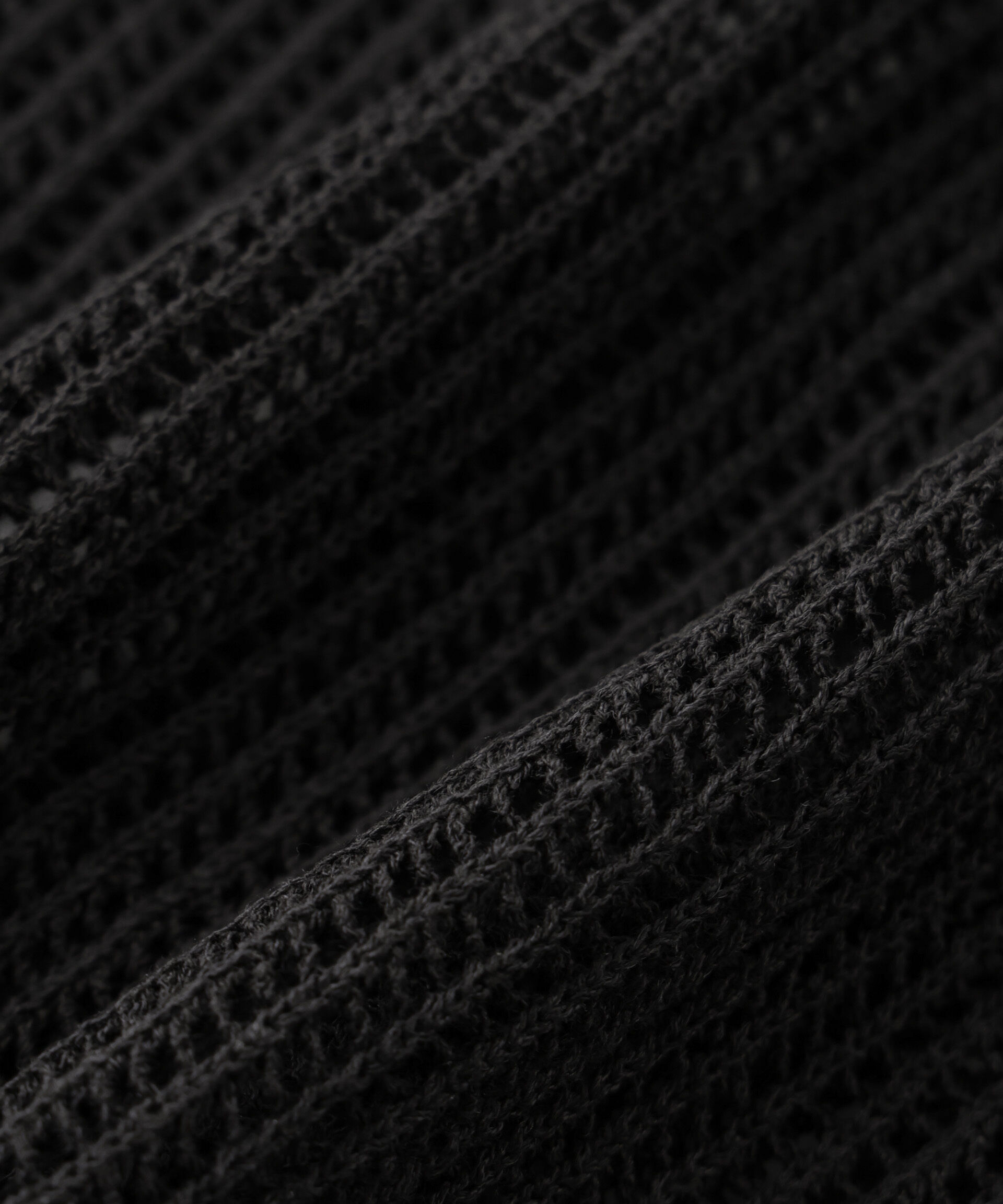 nano･universe「メッシュニットポロカーディガン」|ニット・セーター|