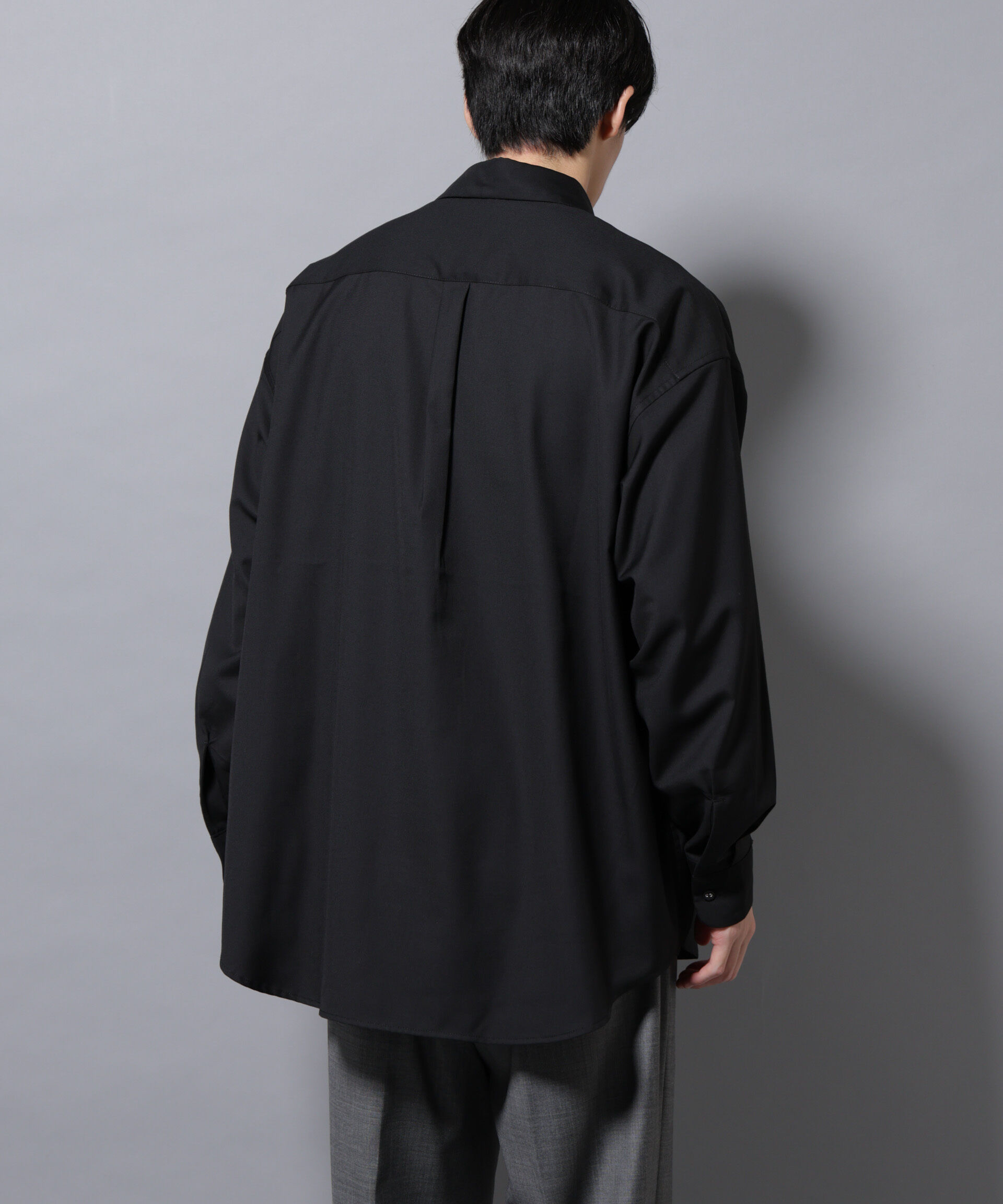 nano･universe「ビッグドレープシャツ 長袖」|シャツ・ブラウス|