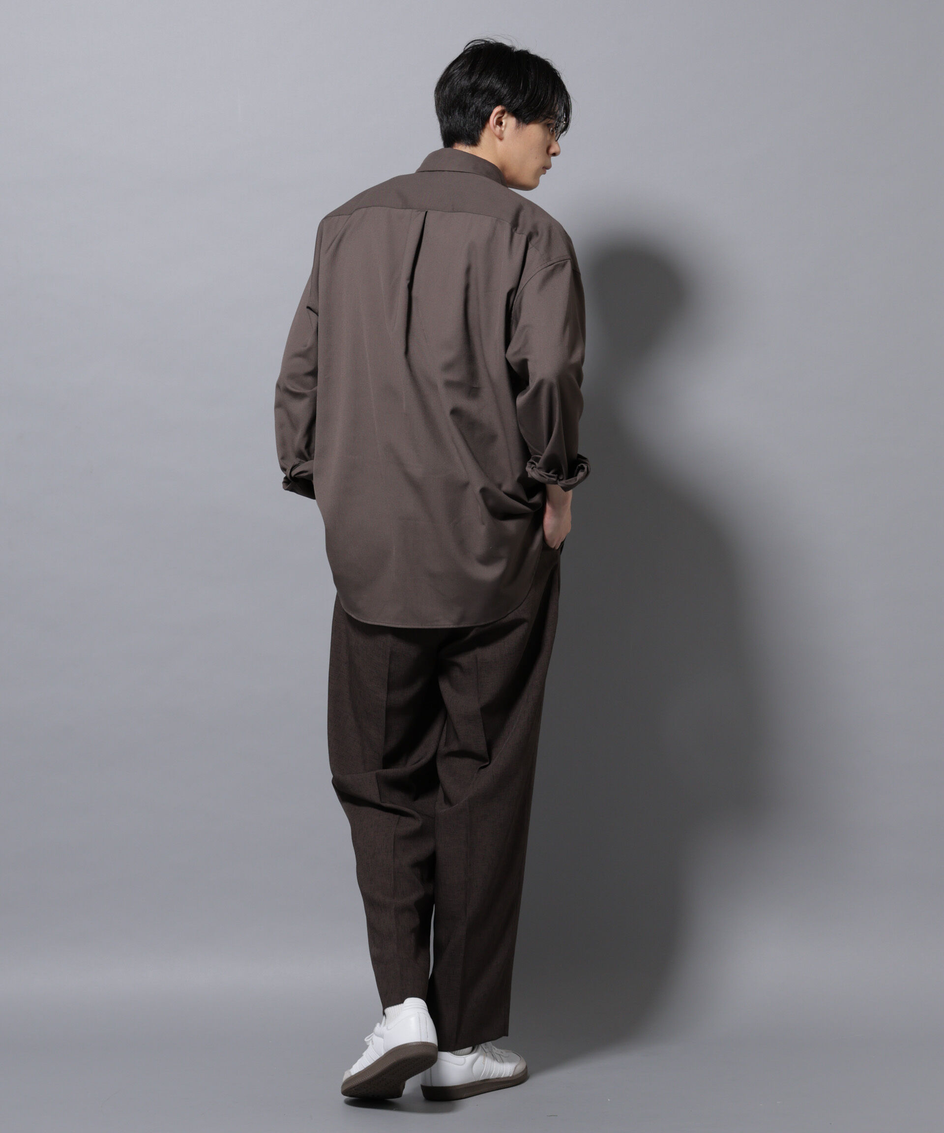 nano･universe「ビッグドレープシャツ 長袖」|シャツ・ブラウス|