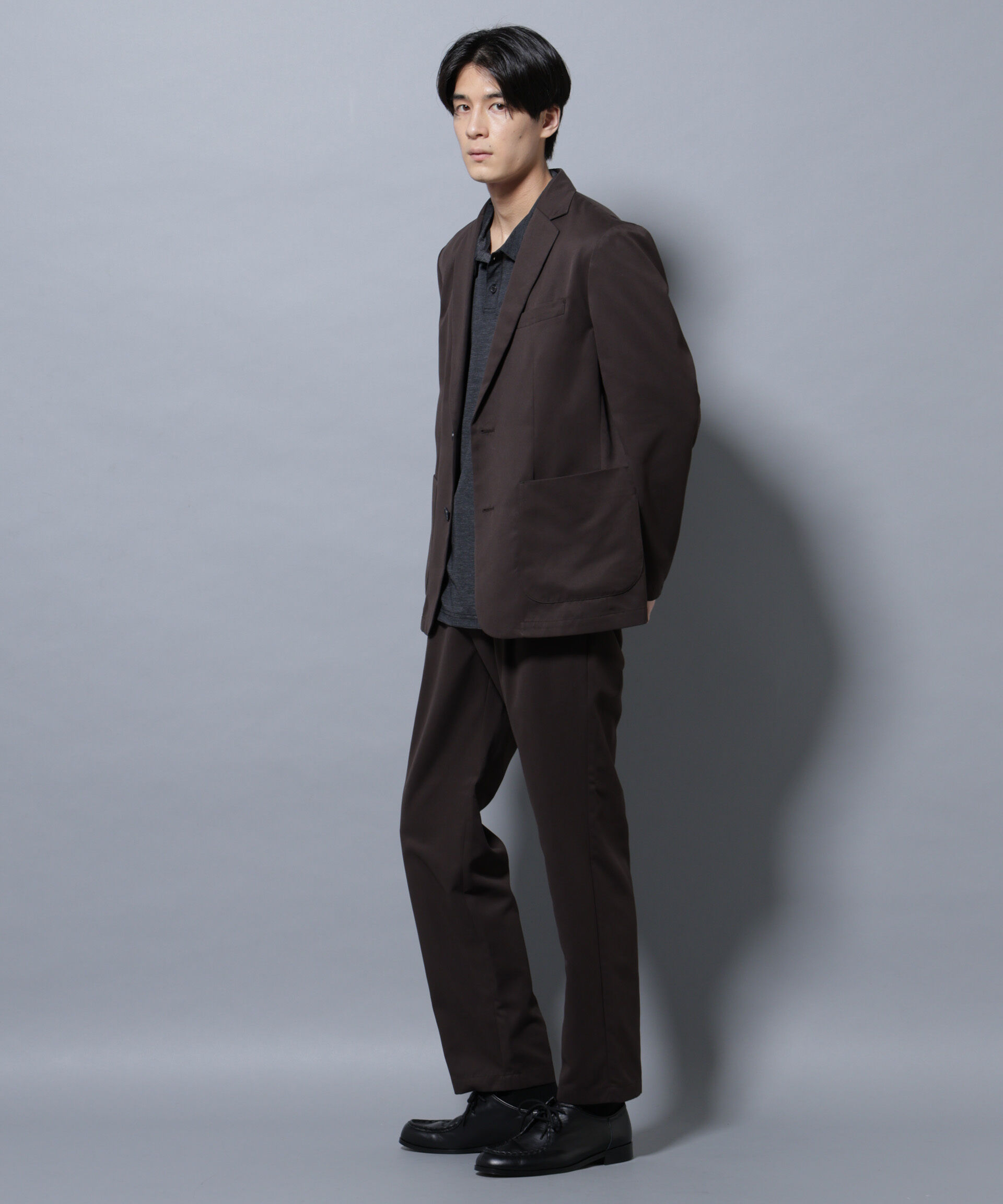 nano･universe「ピーチツイルセットアップ」|スーツ|