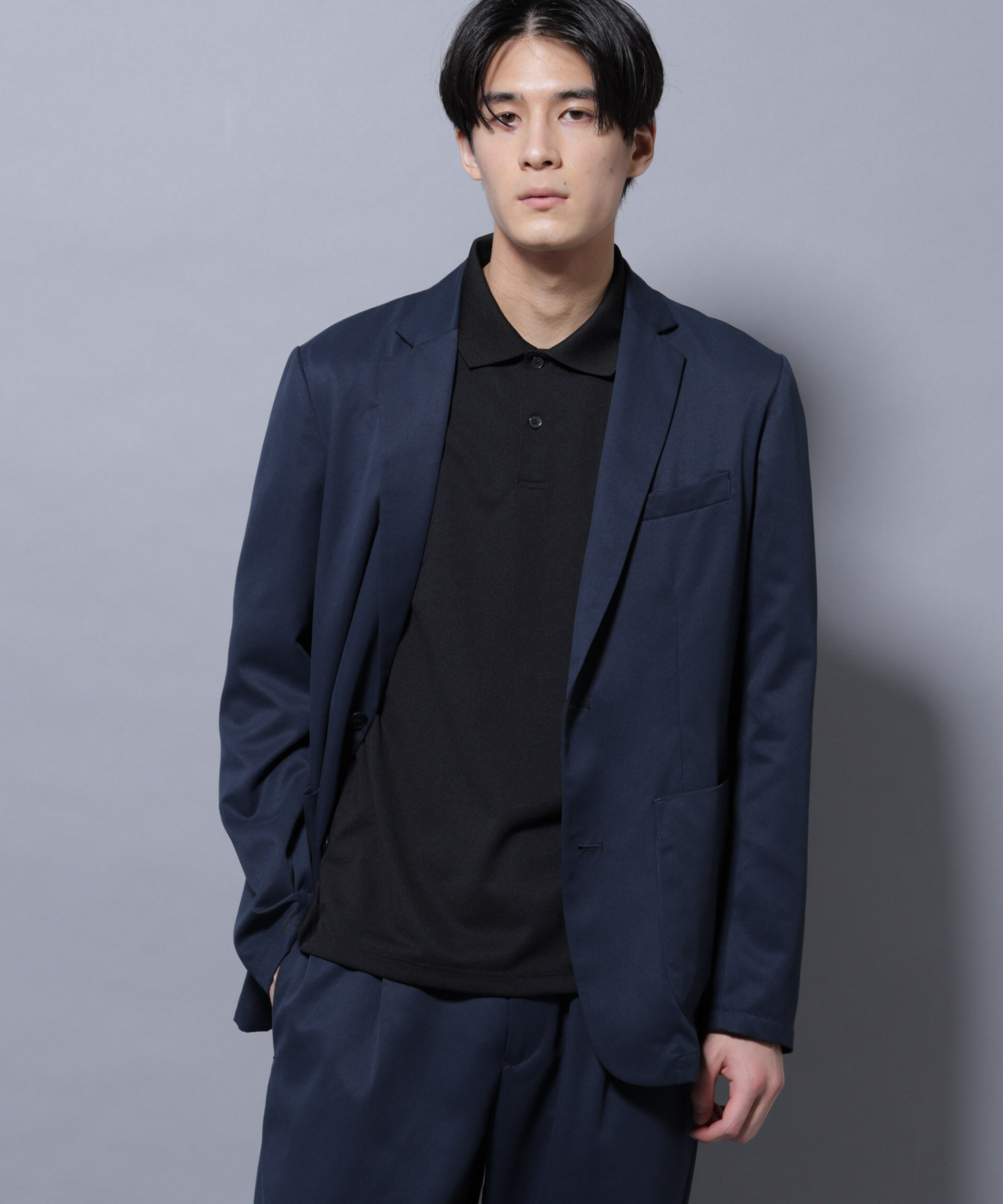 nano･universe「ピーチツイルセットアップ」|スーツ|