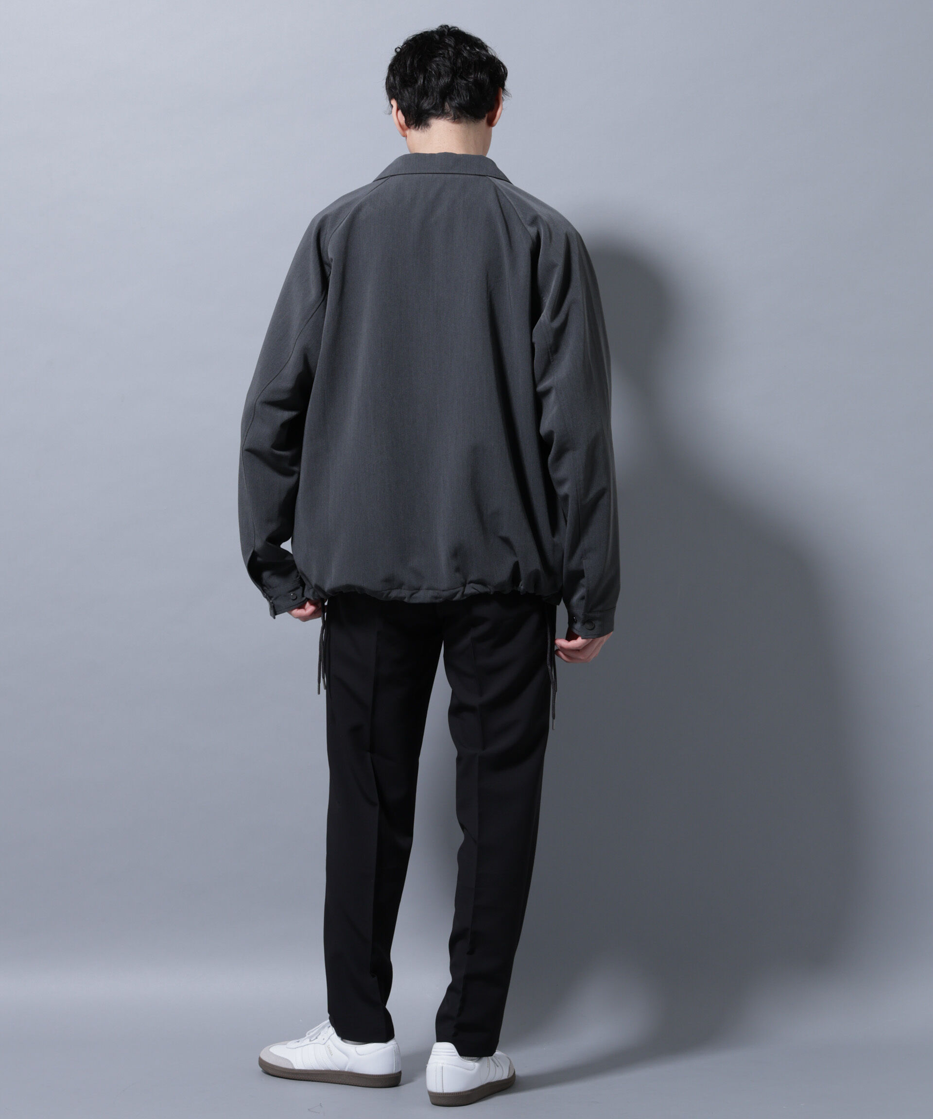 nano･universe「イタリアンドットリラックスコーチジャケット」|ブルゾン・スタジャン|