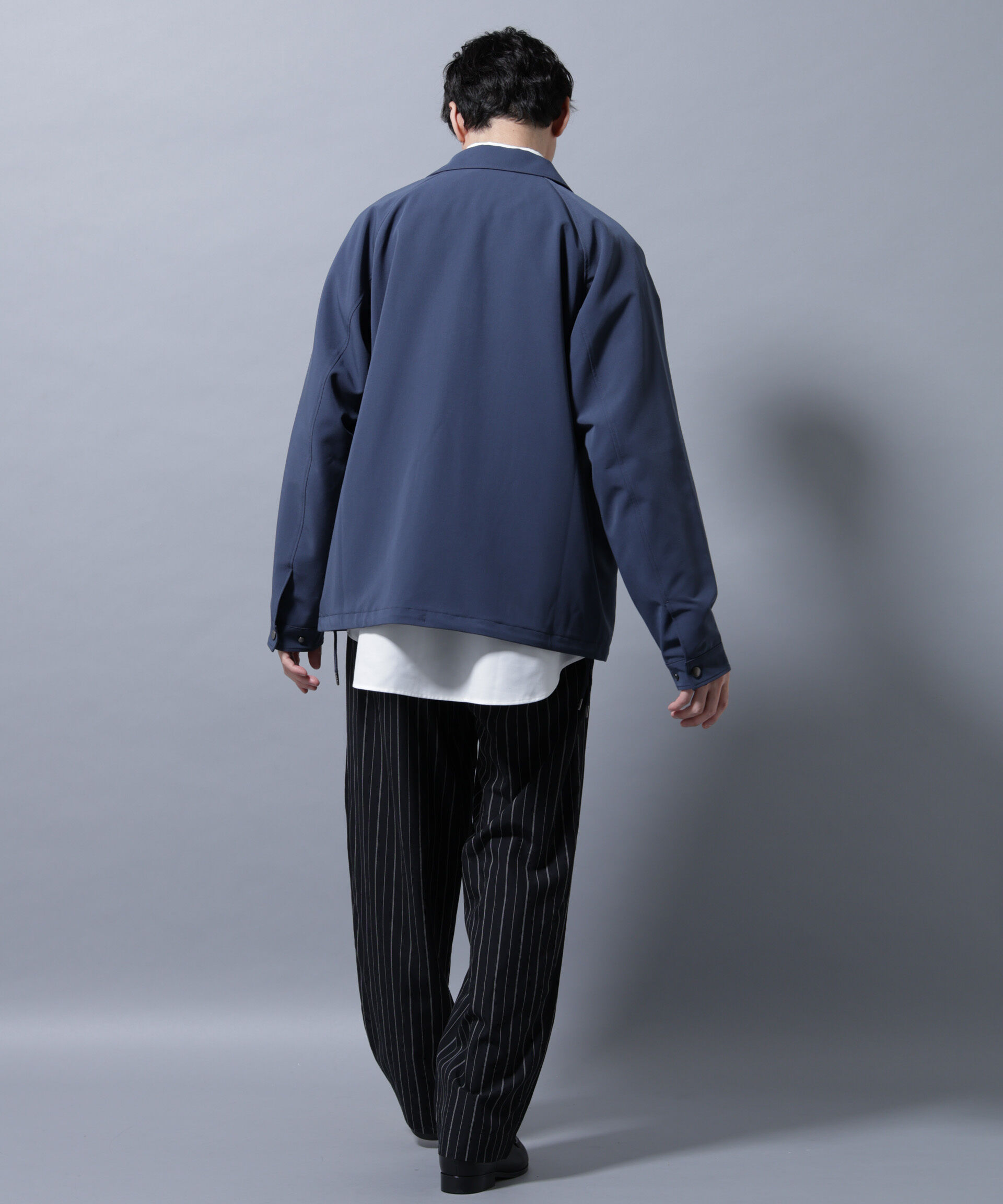 nano･universe「イタリアンドットリラックスコーチジャケット」|ブルゾン・スタジャン|