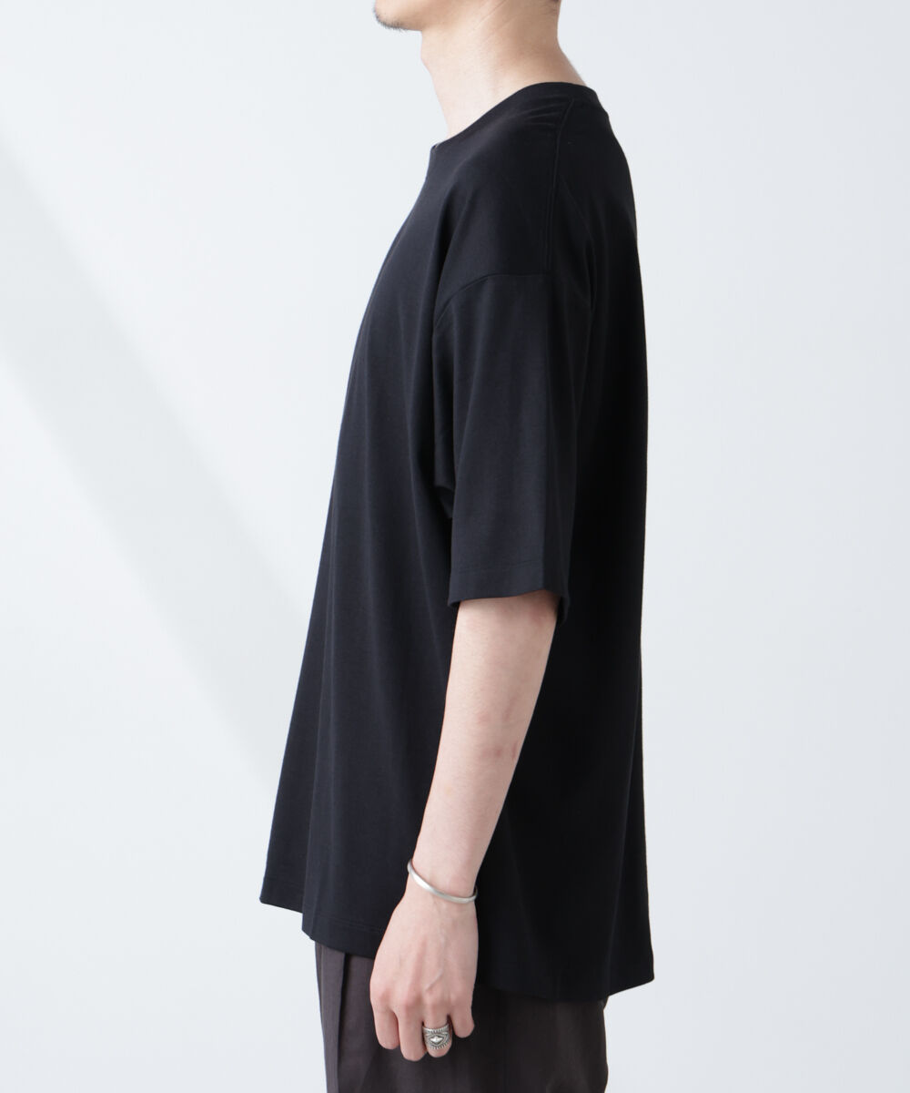 nano･universe「WEB限定/Anti Soaked(R)  汗染み防止 クルーネック ビッグシルエットTシャツ」|Tシャツ・カットソー|