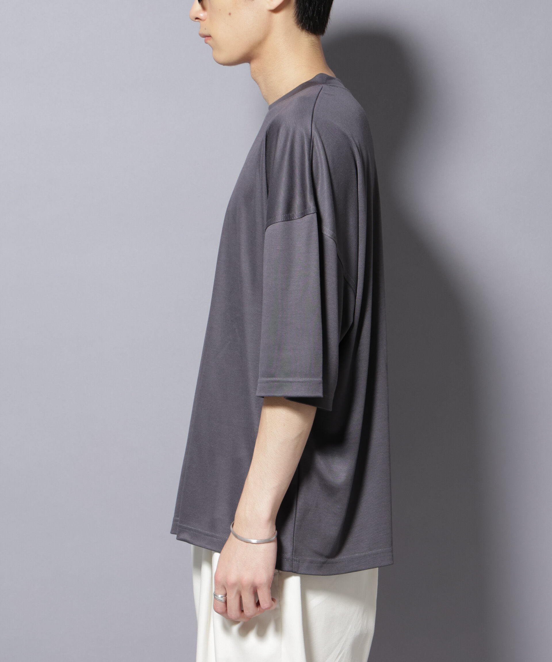 nano･universe「MIYATA&times;NANO JAPAN MADE キュプラ混 Tシャツ」|Tシャツ・カットソー|