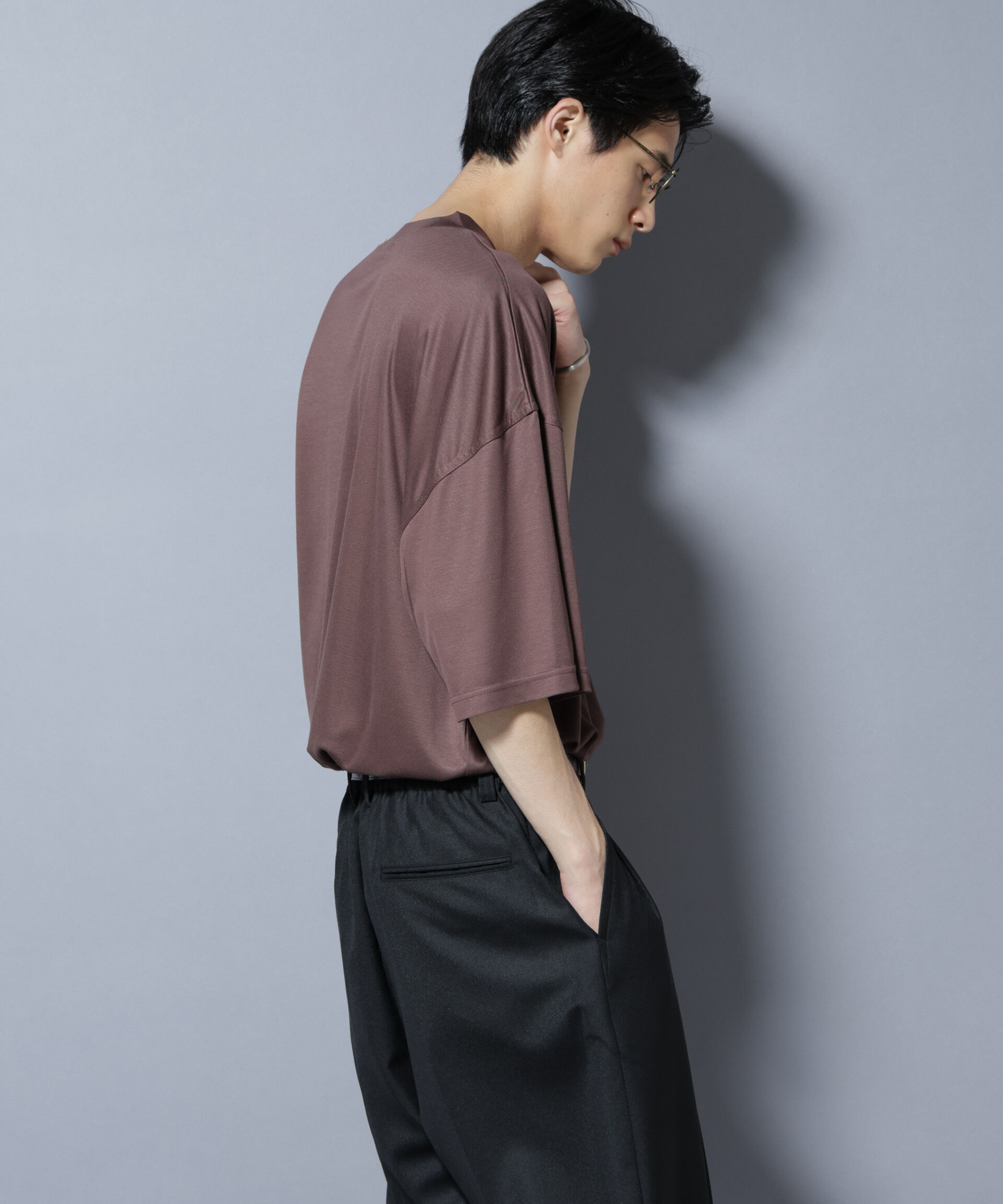 nano･universe「MIYATA&times;NANO JAPAN MADE キュプラ混 Tシャツ」|Tシャツ・カットソー|