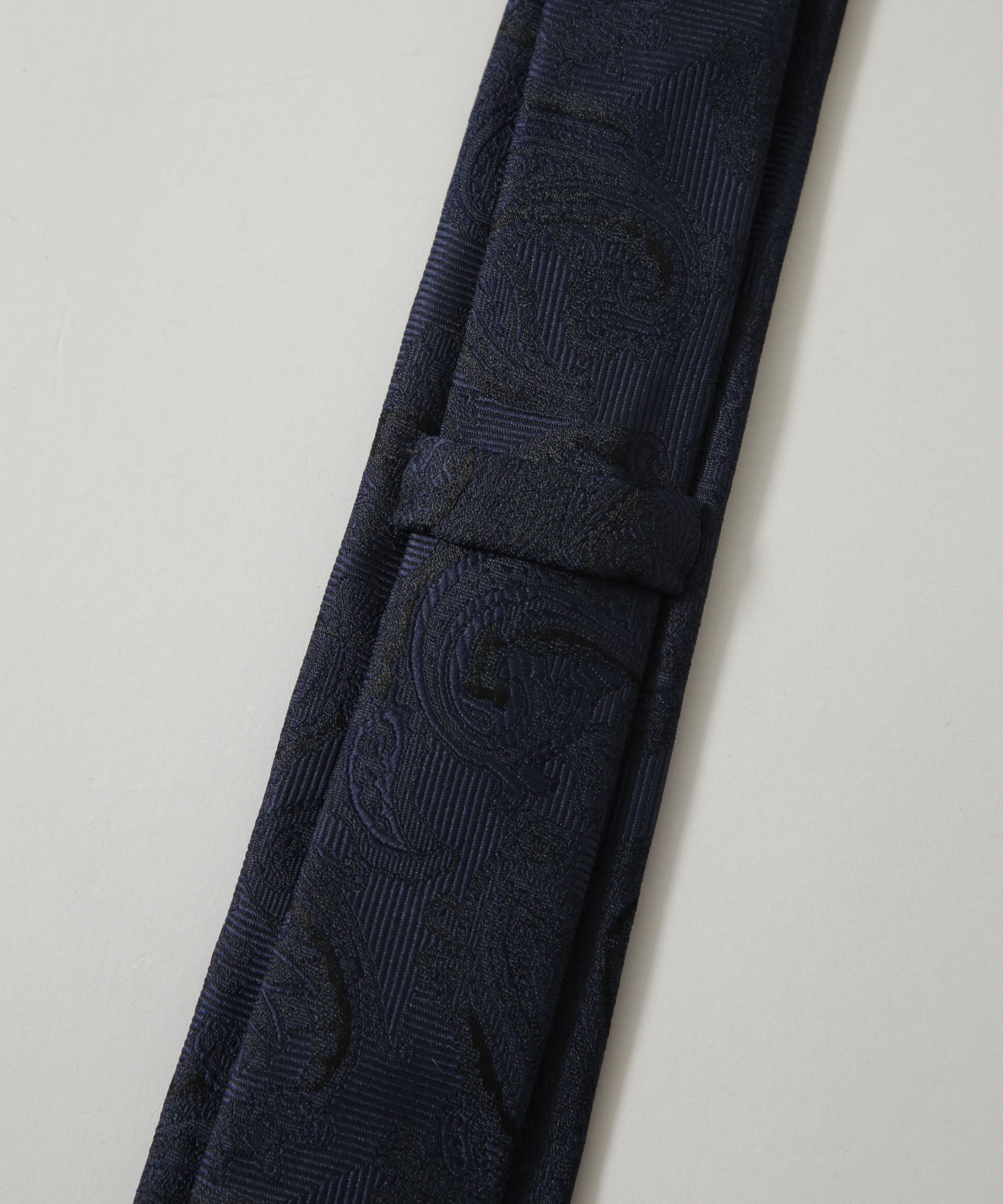 nano･universe「京都西陣ウォッシャブルシャドーペイズリーネクタイ 1」|ネクタイ・蝶ネクタイ|