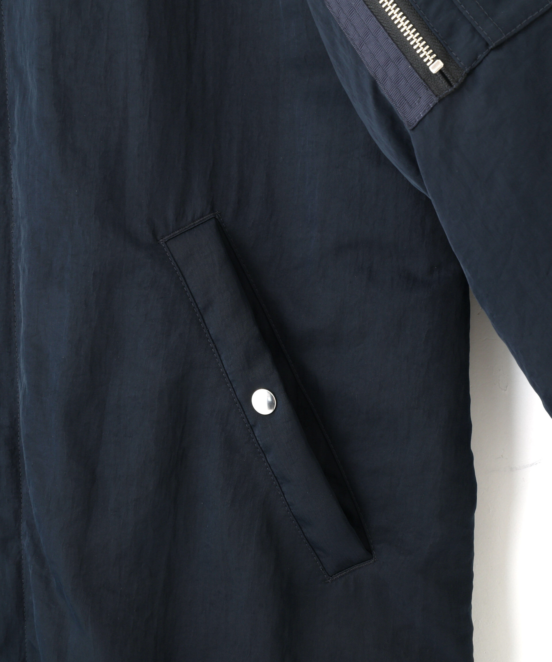 nano･universe「「STEVELOUR」「西川ダウン(R)」ミリタリーロングコート」|ダウン|