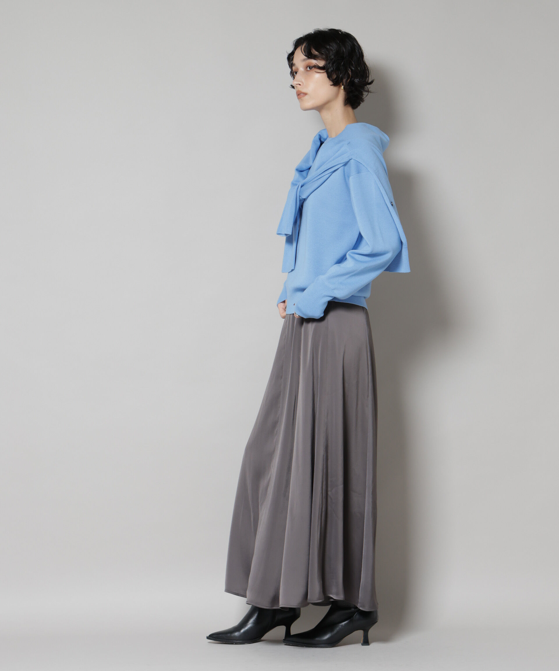 nano･universe「毛玉レスニットスムースクルーネックプルオーバー」|ニット・セーター|