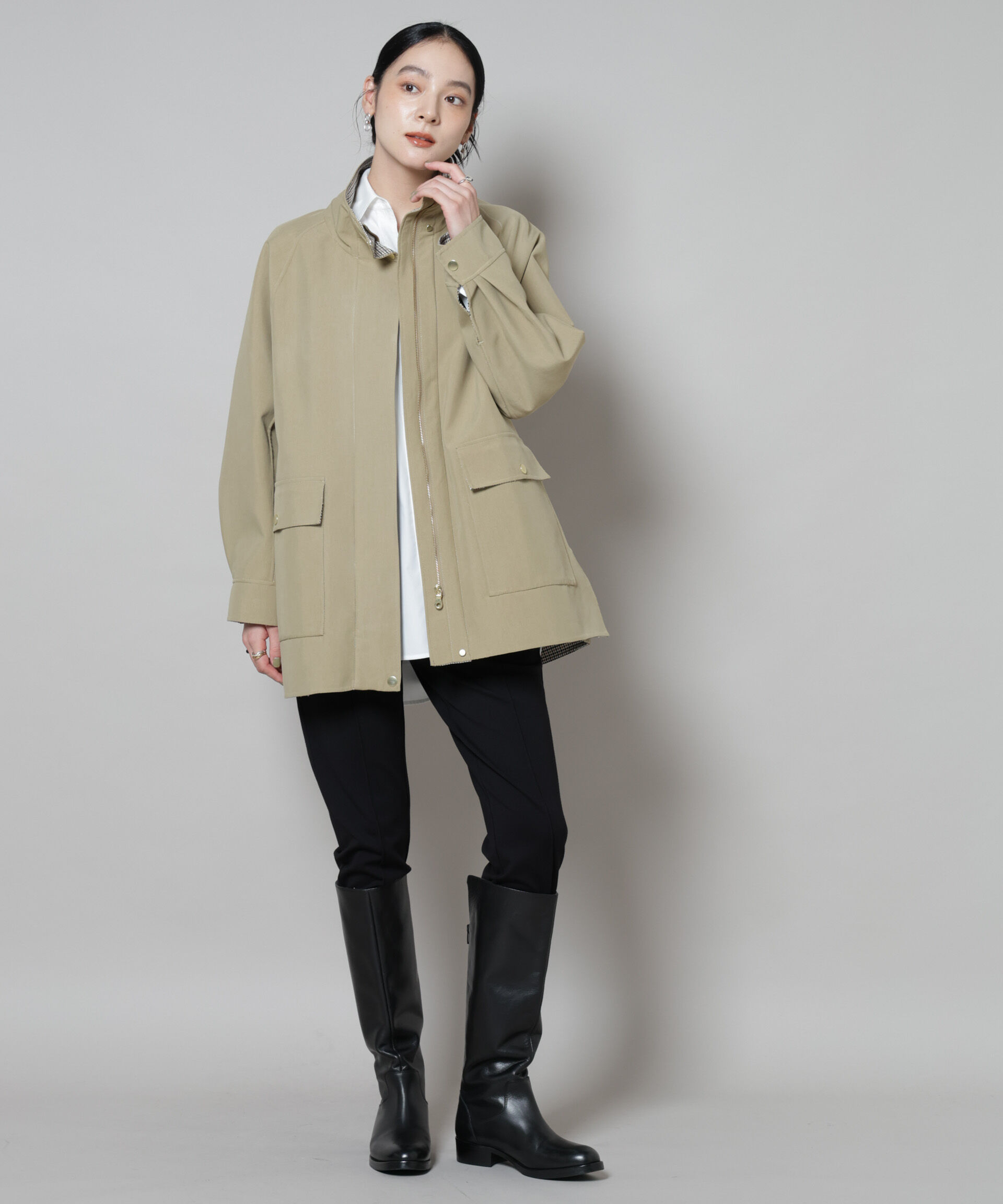 nano･universe「リバーチェックコンビコート」|その他|