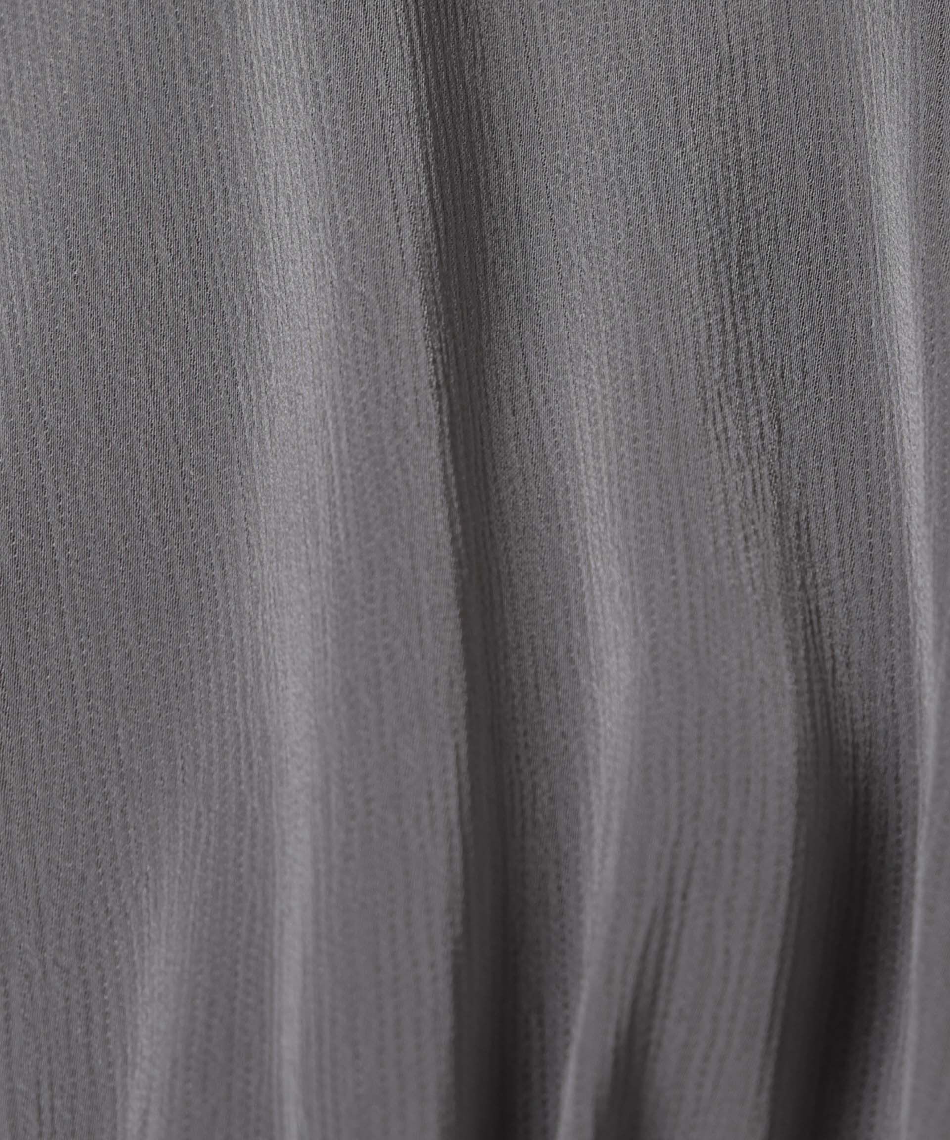 nano･universe「サテンオープンカラーシャツ(セットアップ可)」|シャツ・ブラウス|