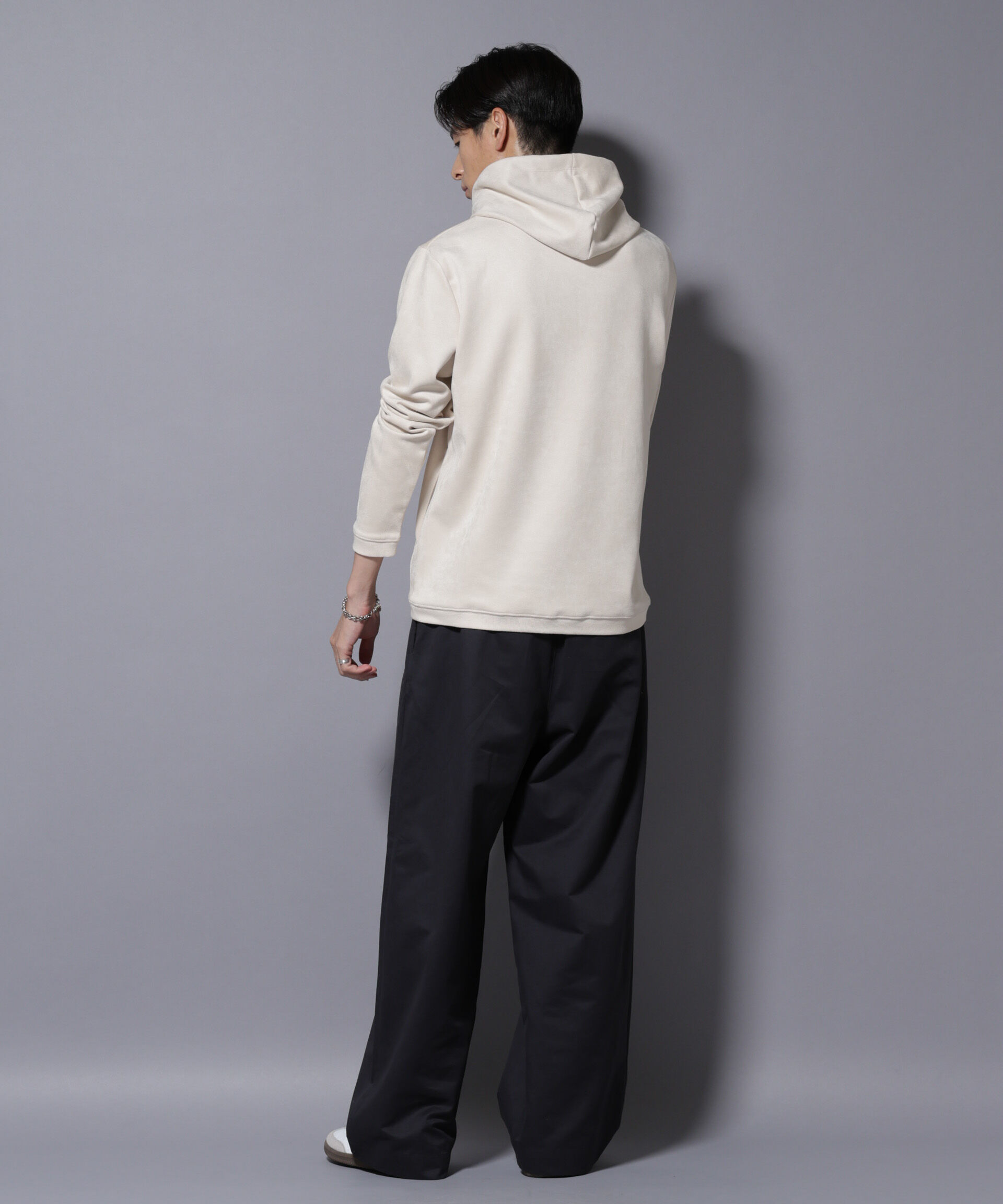 nano･universe「オイルドライクバギーパンツ」|チノ|