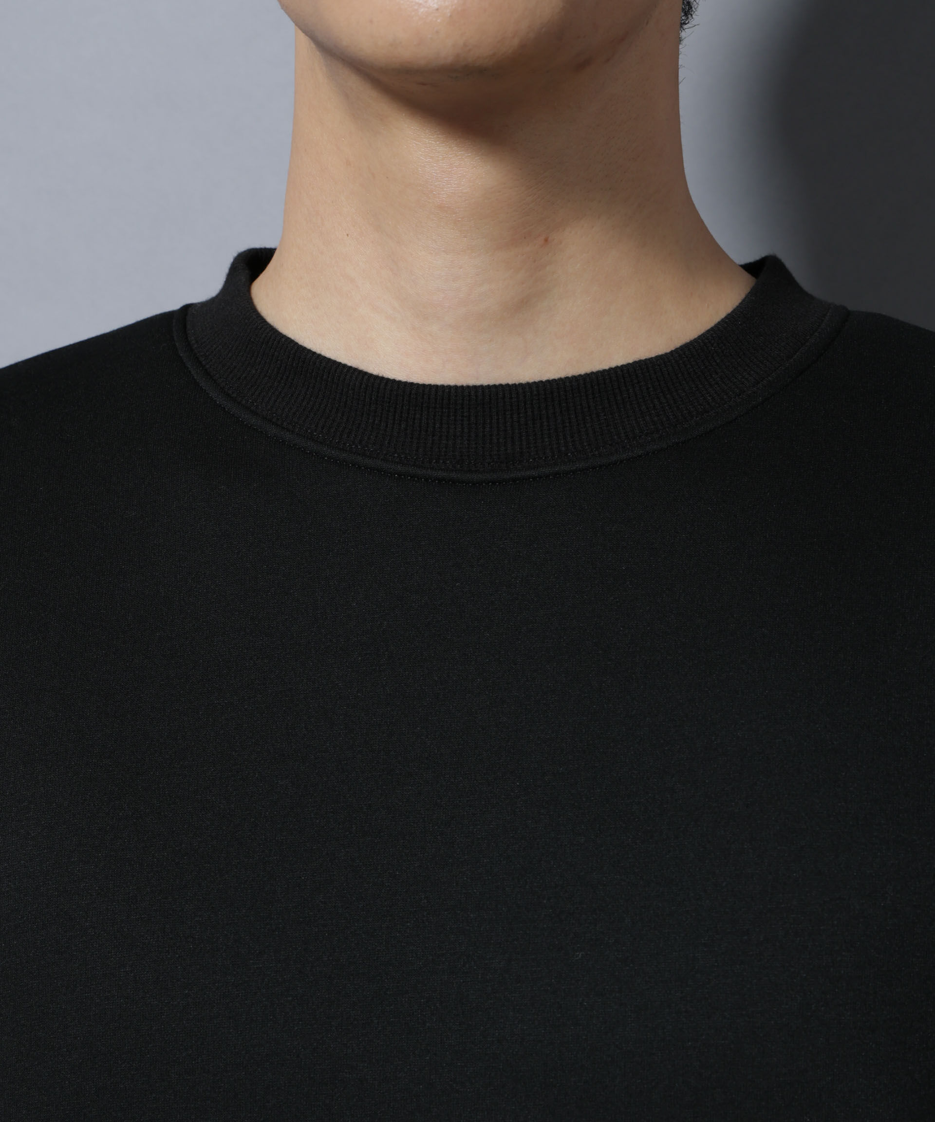 nano･universe「パネルダンボールプルオーバー 長袖(セットアップ可)」|Tシャツ・カットソー|