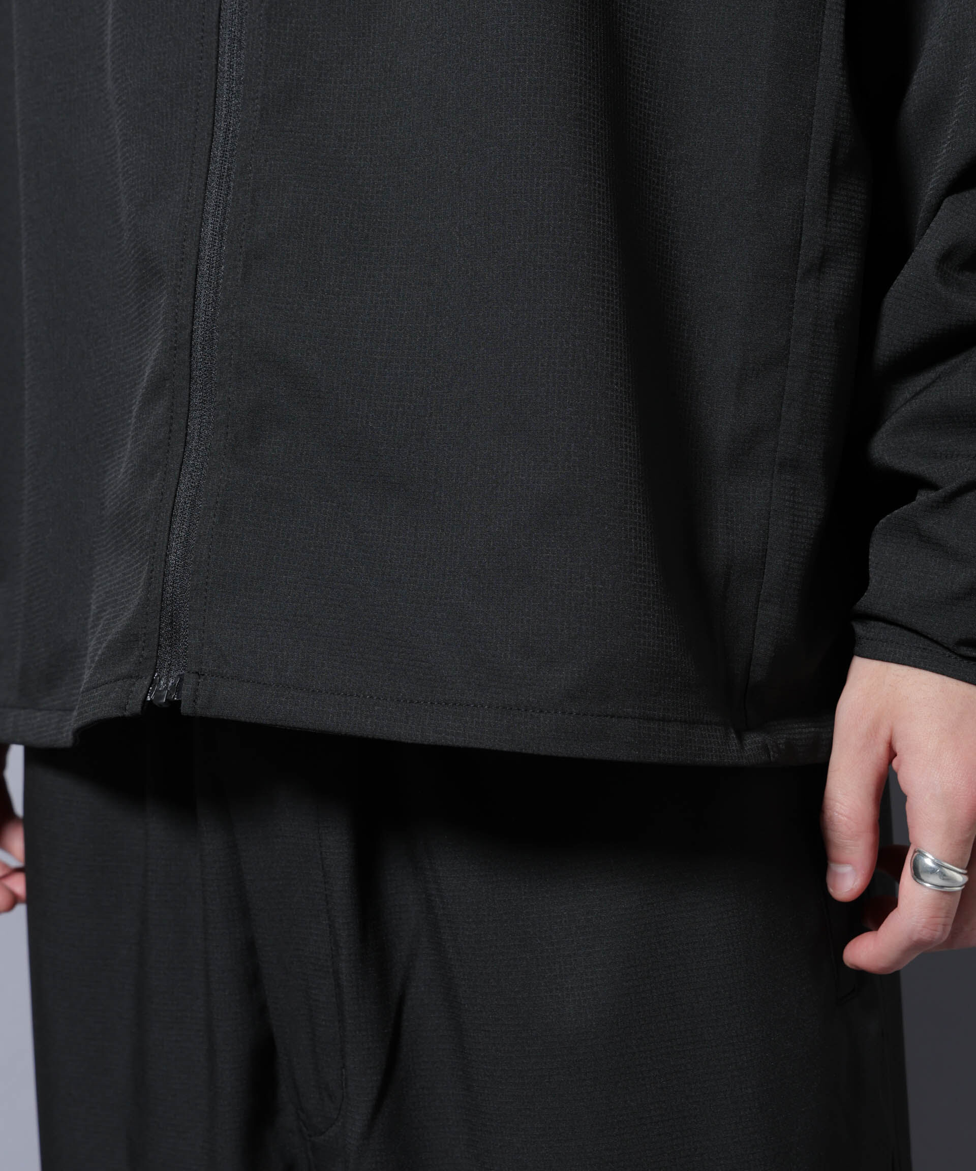 nano･universe「「NJ/CLUB」ワンポイントロゴトラックジャケット」|ブルゾン・スタジャン|