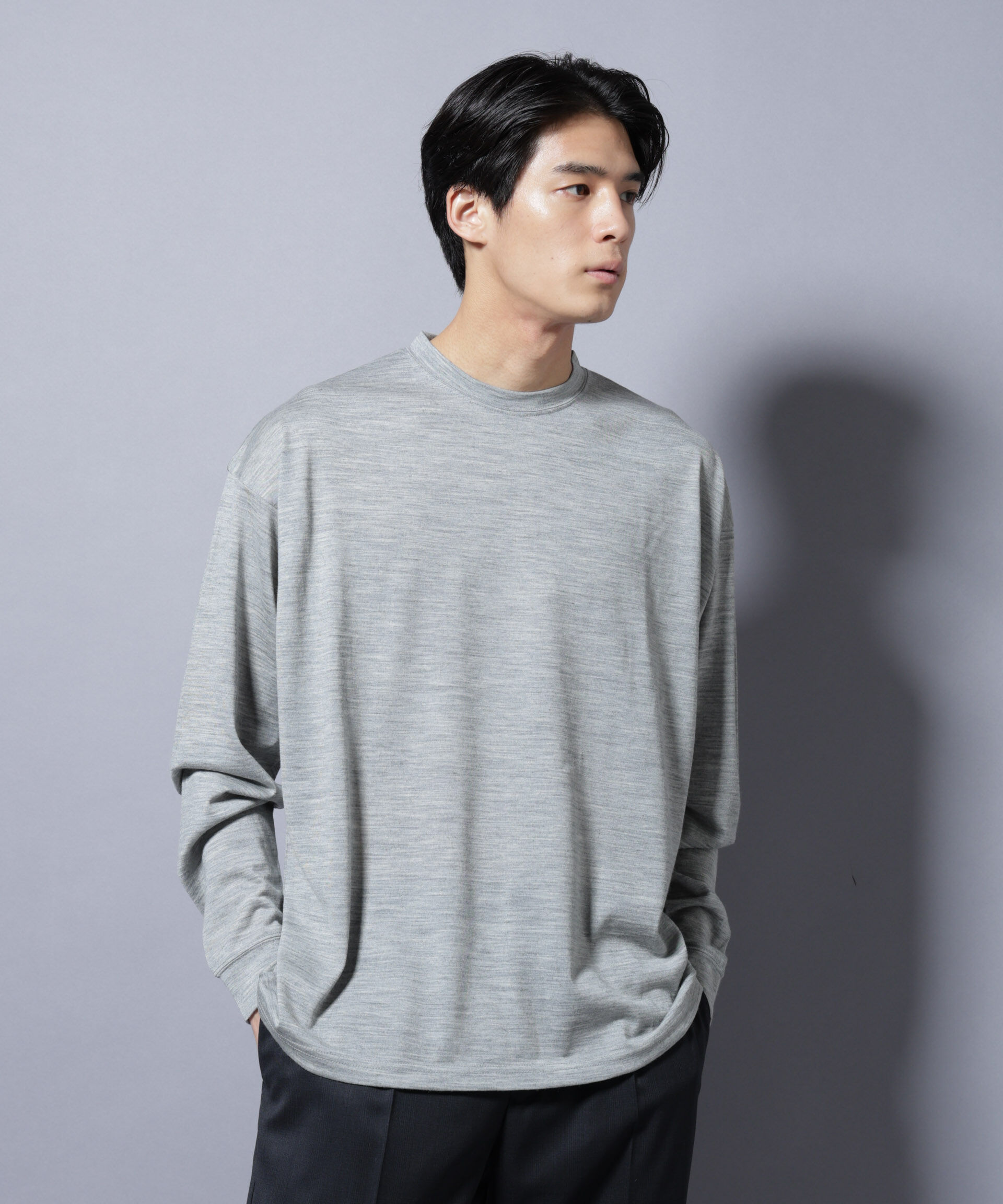 nano･universe「MIYATA&times;NANO JAPAN MADE 100%WOOL Tシャツ」|Tシャツ・カットソー|