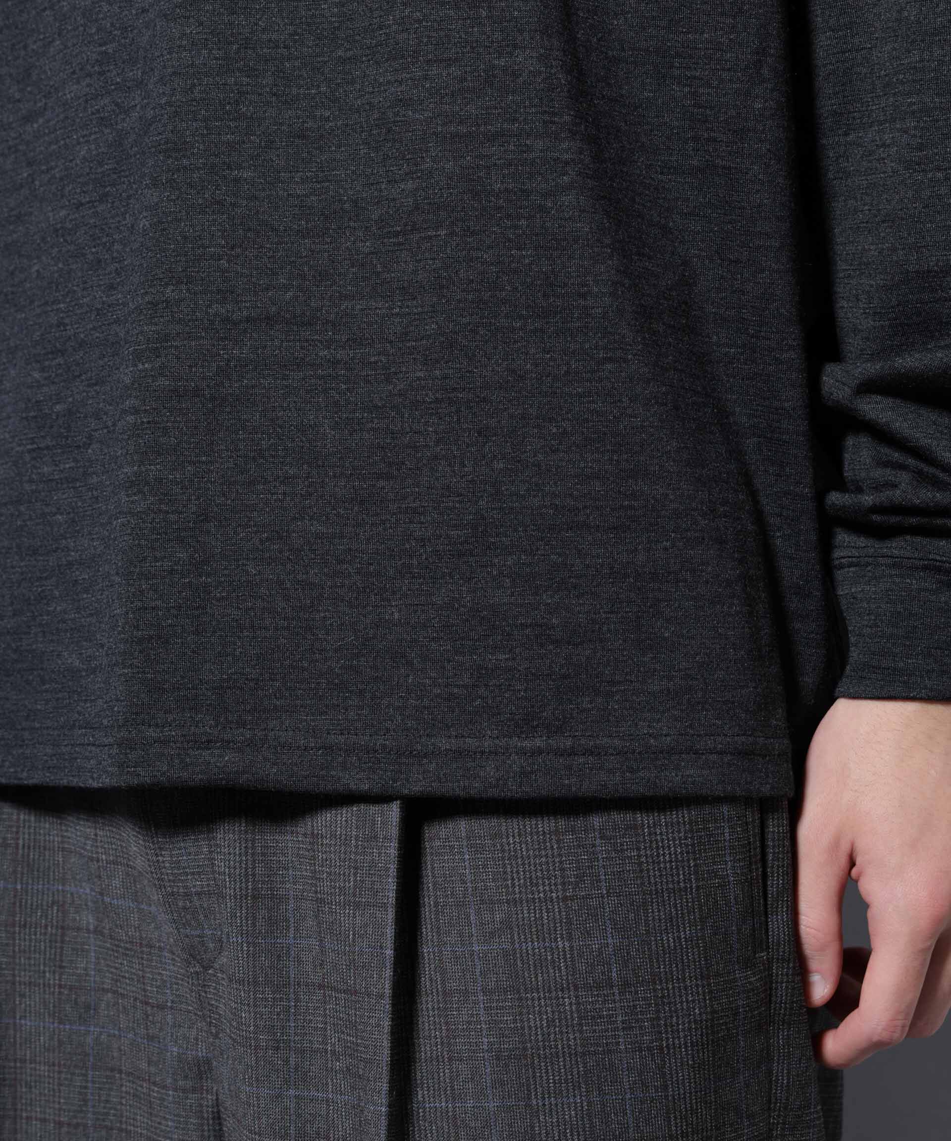 nano･universe「MIYATA&times;NANO JAPAN MADE 100%WOOL Tシャツ」|Tシャツ・カットソー|