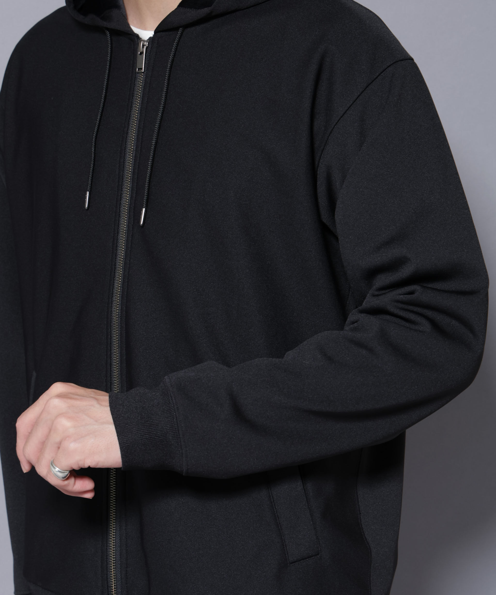 nano･universe「｢MC｣coveross(R) フリースボンディングジップアップパーカー」|Tシャツ・カットソー|