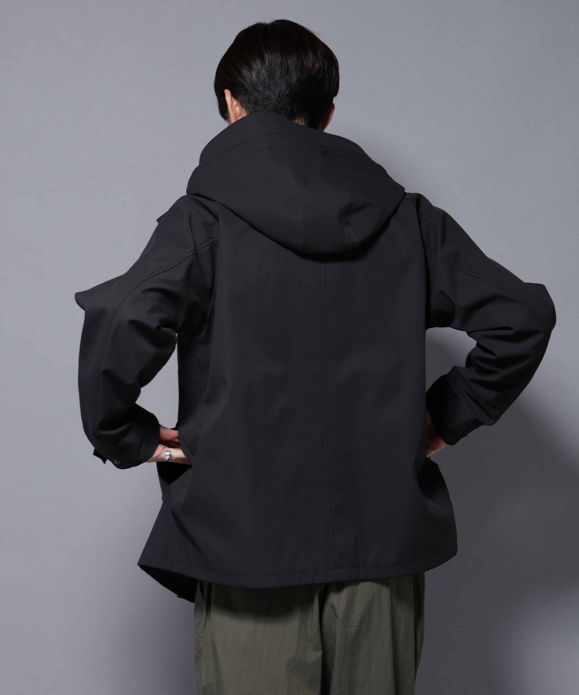 nano･universe「ボンディングウォームパーカー」|ブルゾン・スタジャン|