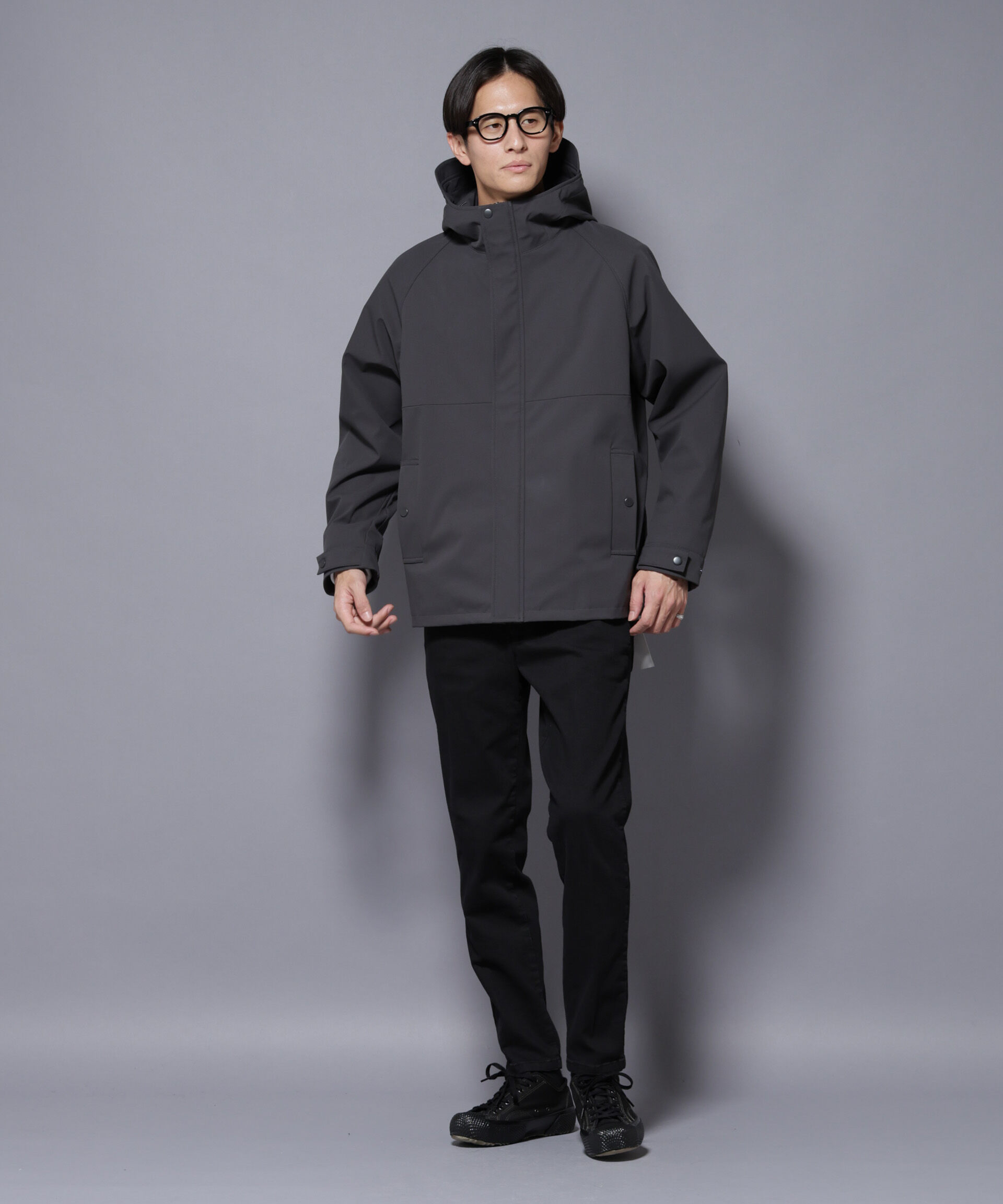 nano･universe「ボンディングウォームパーカー」|ブルゾン・スタジャン|