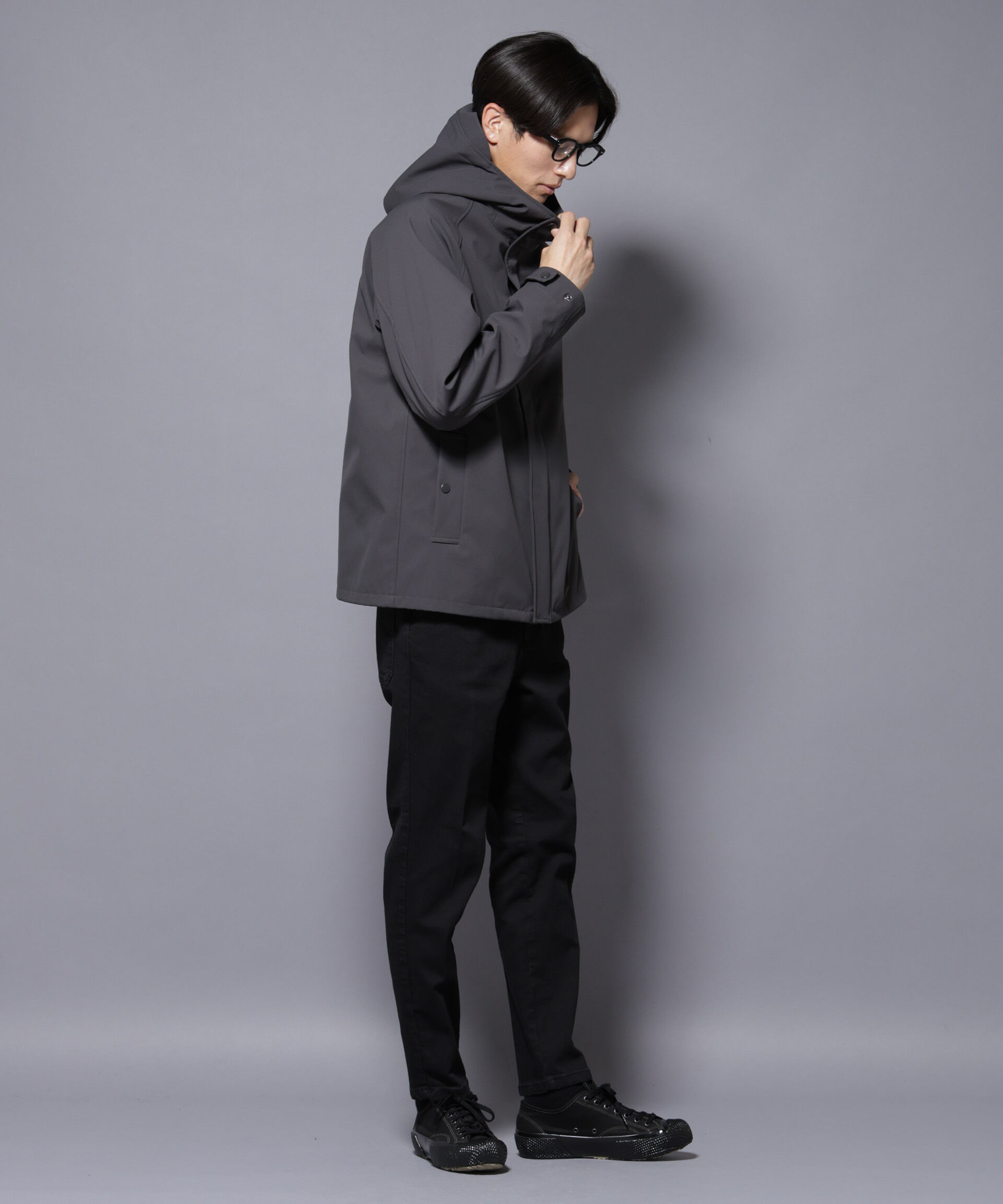 nano･universe「ボンディングウォームパーカー」|ブルゾン・スタジャン|