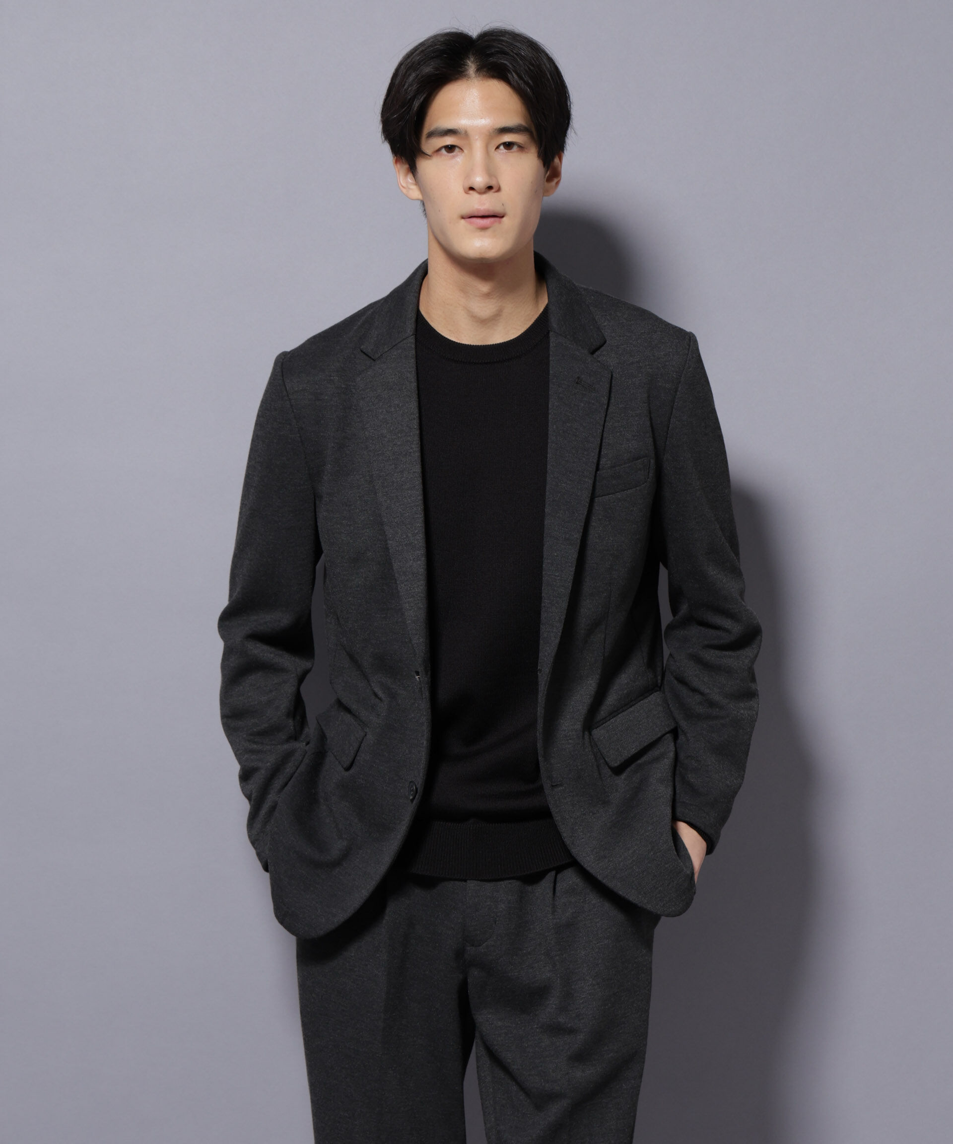 nano･universe「「Damerino」ポンチストレッチセットアップ」|スーツ|