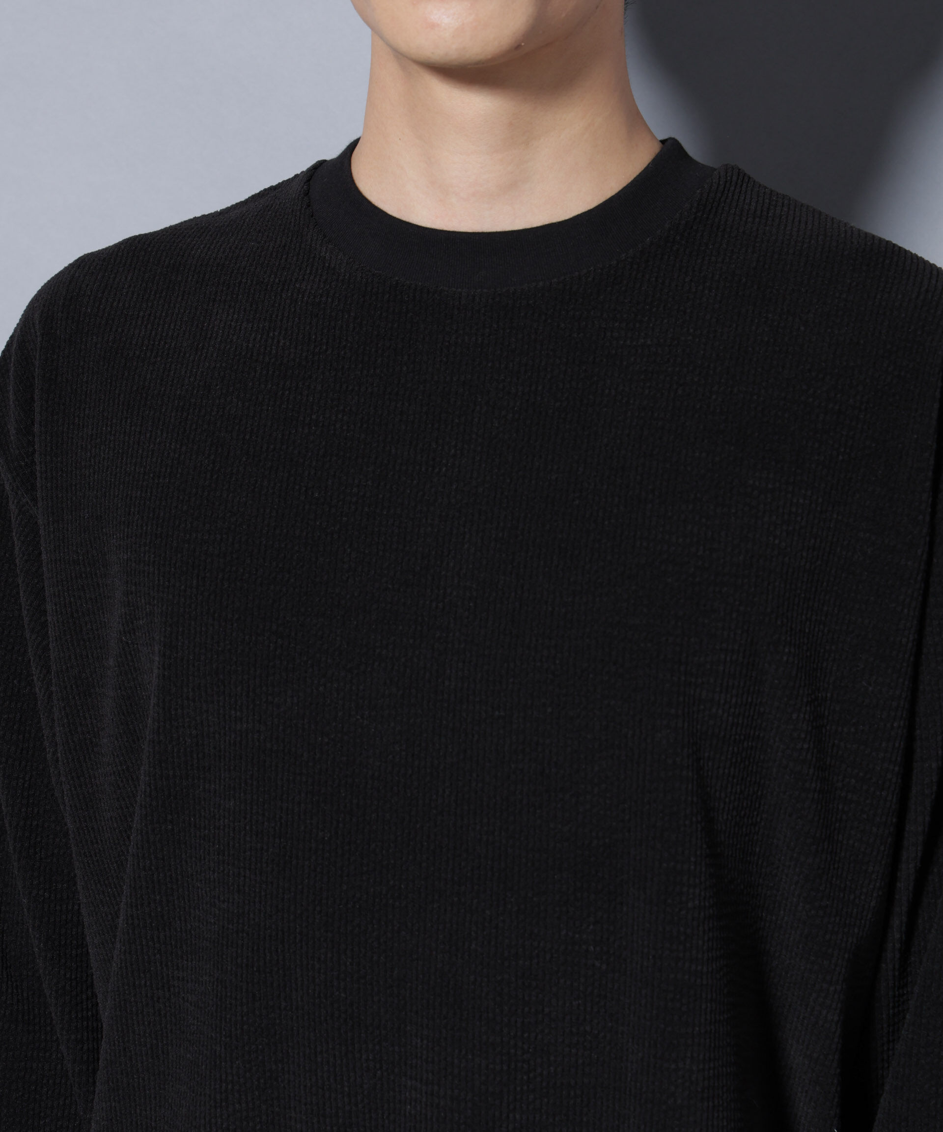 nano･universe「モールJQDコーデュロイクルーネックプルオーバー」|Tシャツ・カットソー|