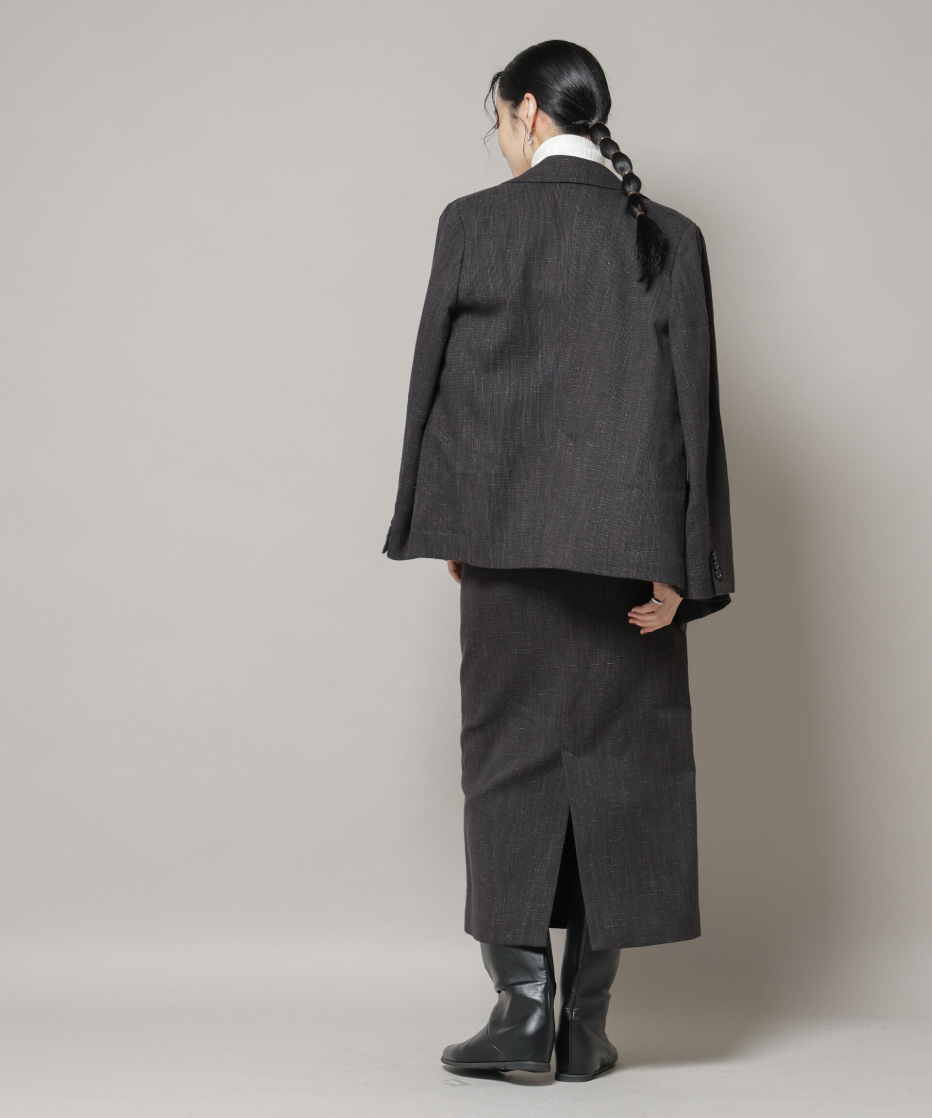 nano･universe「ツイードタイトスカート(セットアップ可)」|スカート|