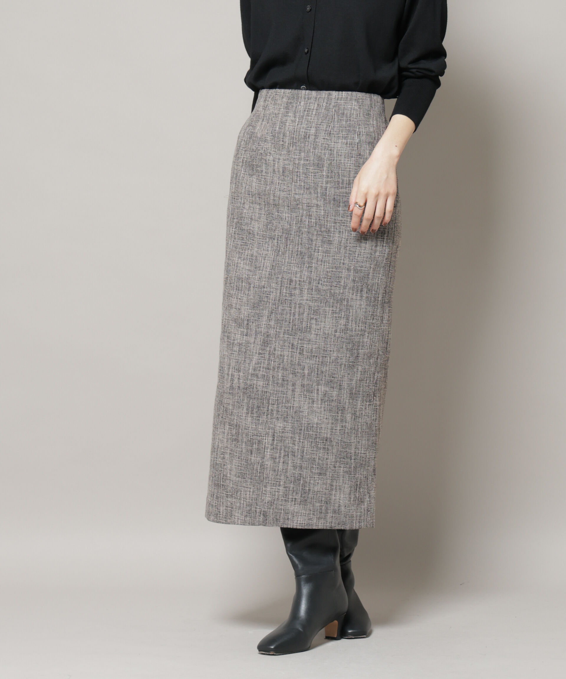 nano･universe「ツイードタイトスカート(セットアップ可)」|スカート|